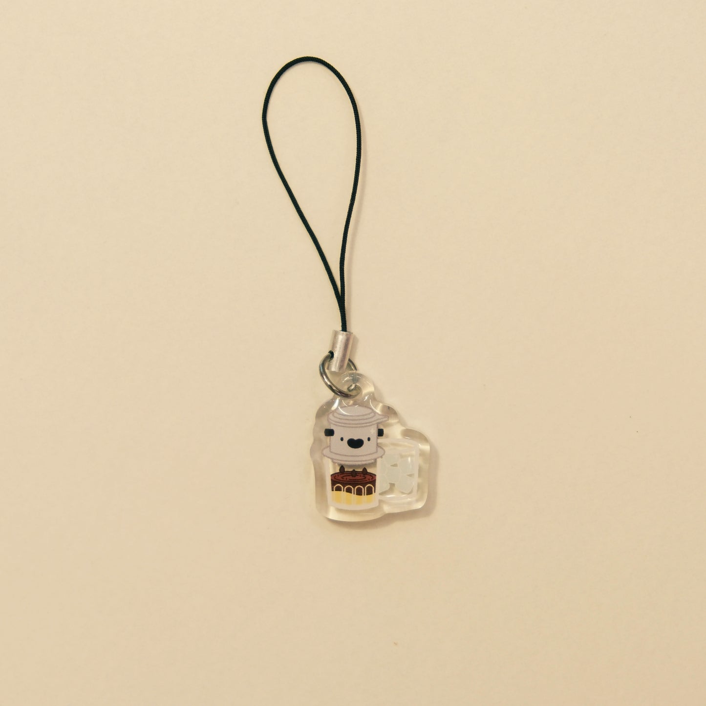 Ca Phe Sua Da Epoxy Charm