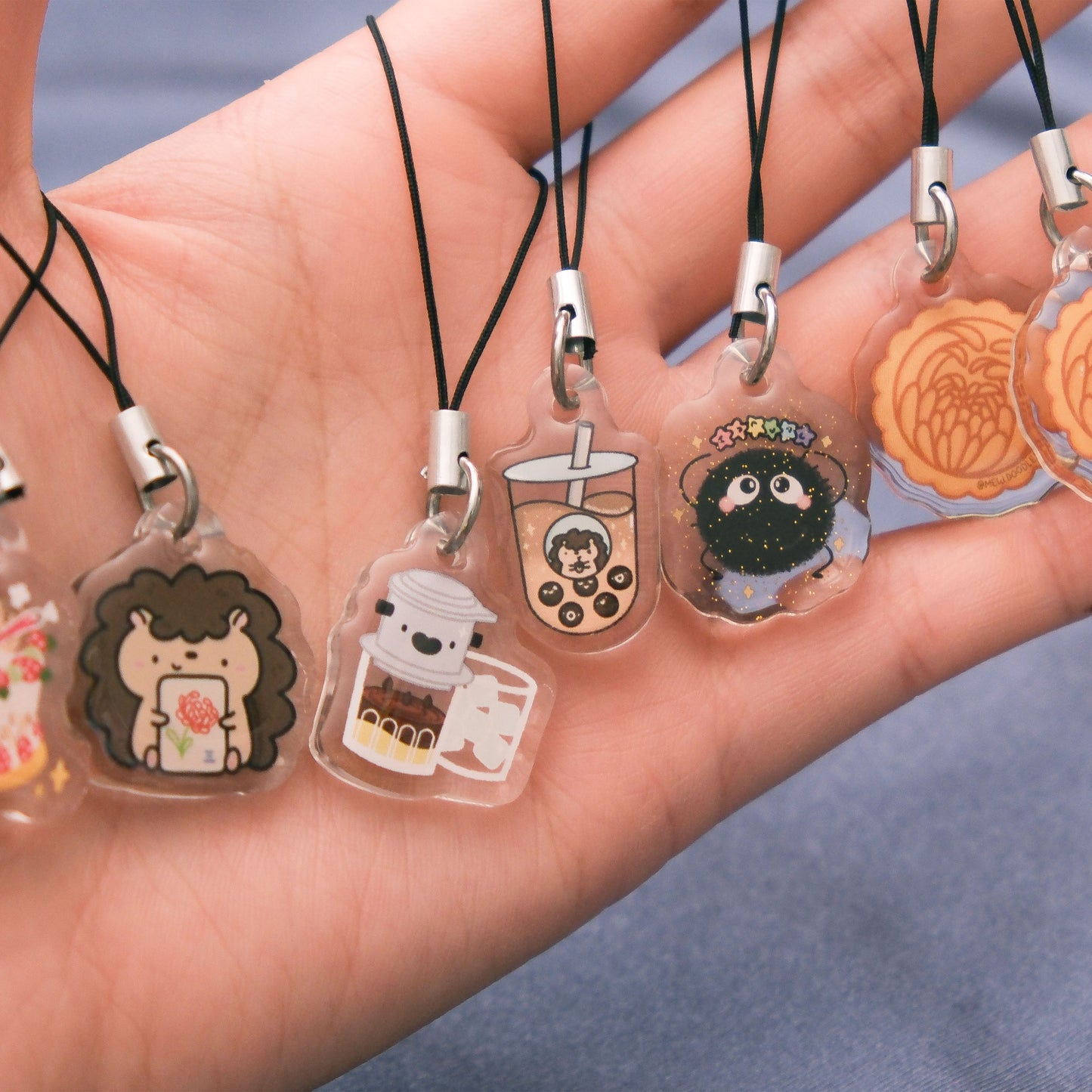 Ca Phe Sua Da Epoxy Charm
