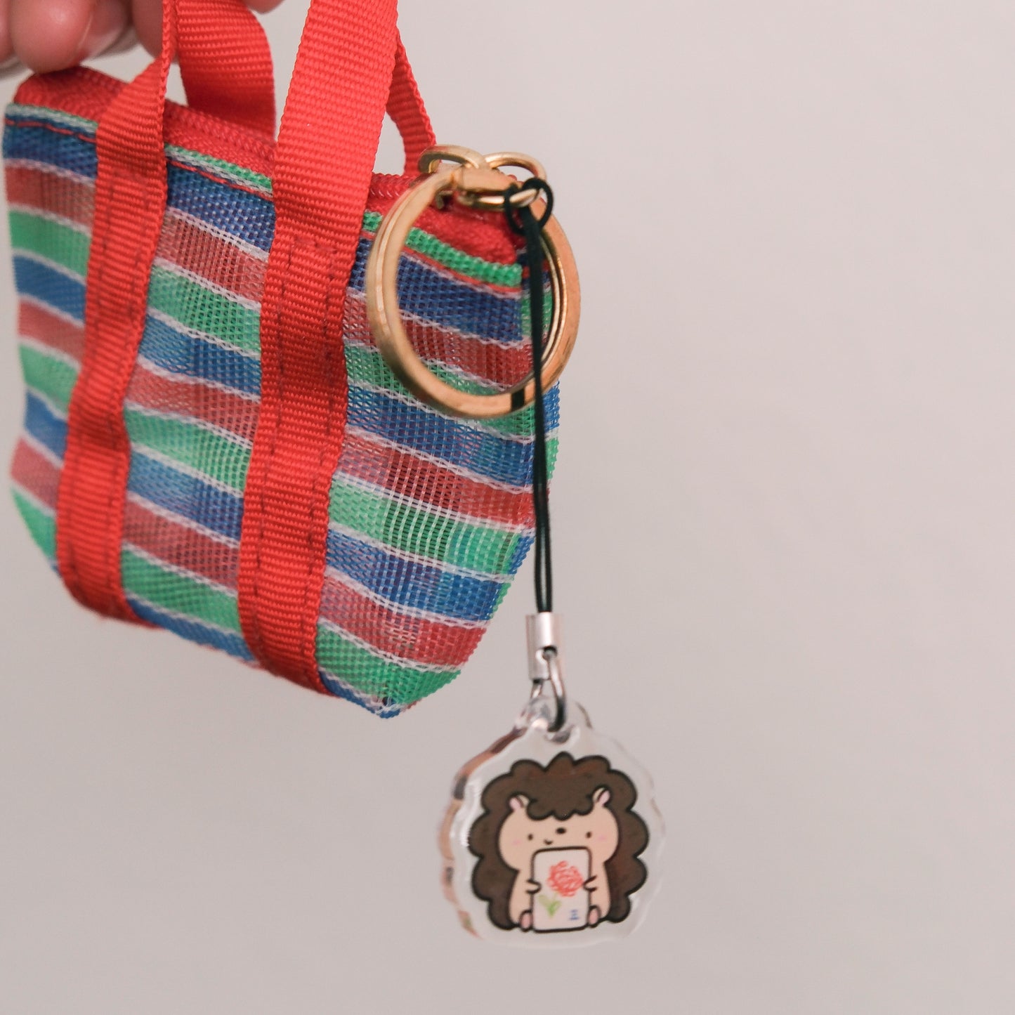 Mahjong Hedgie Epoxy Charm