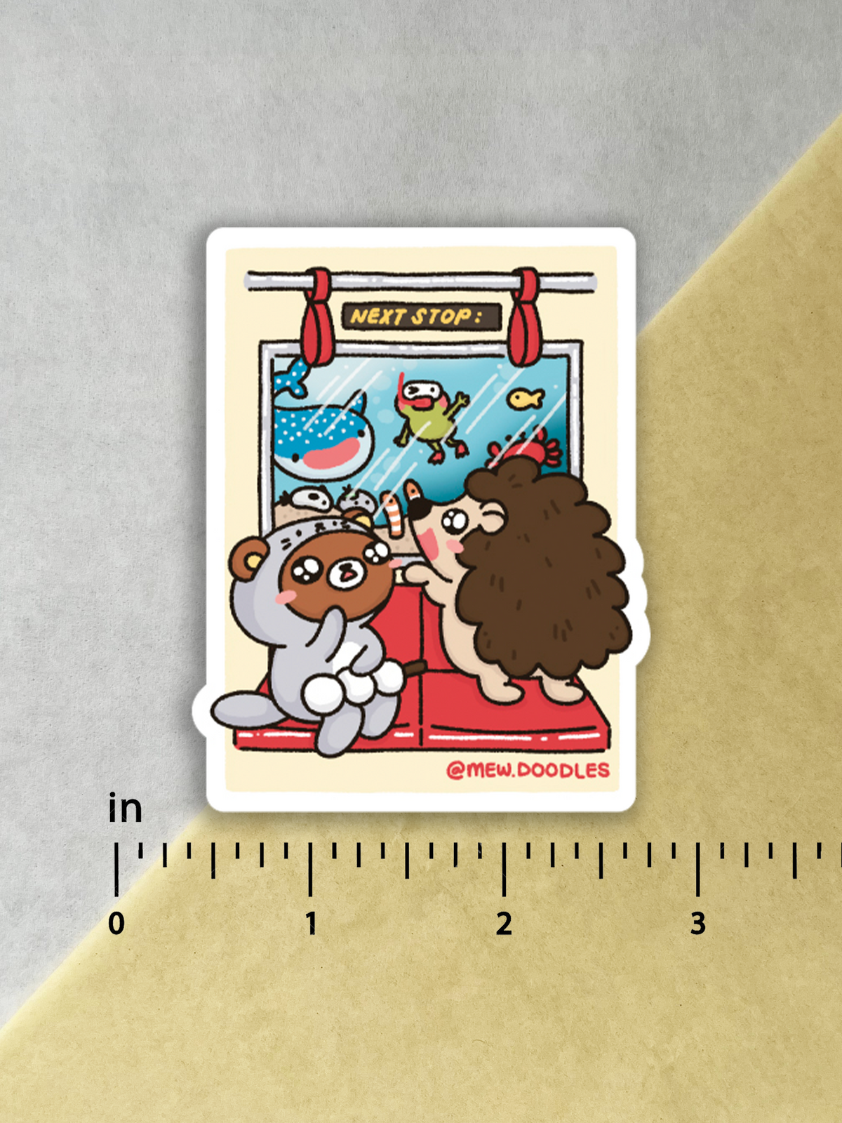 Underwater Hogventures Vinyl Sticker