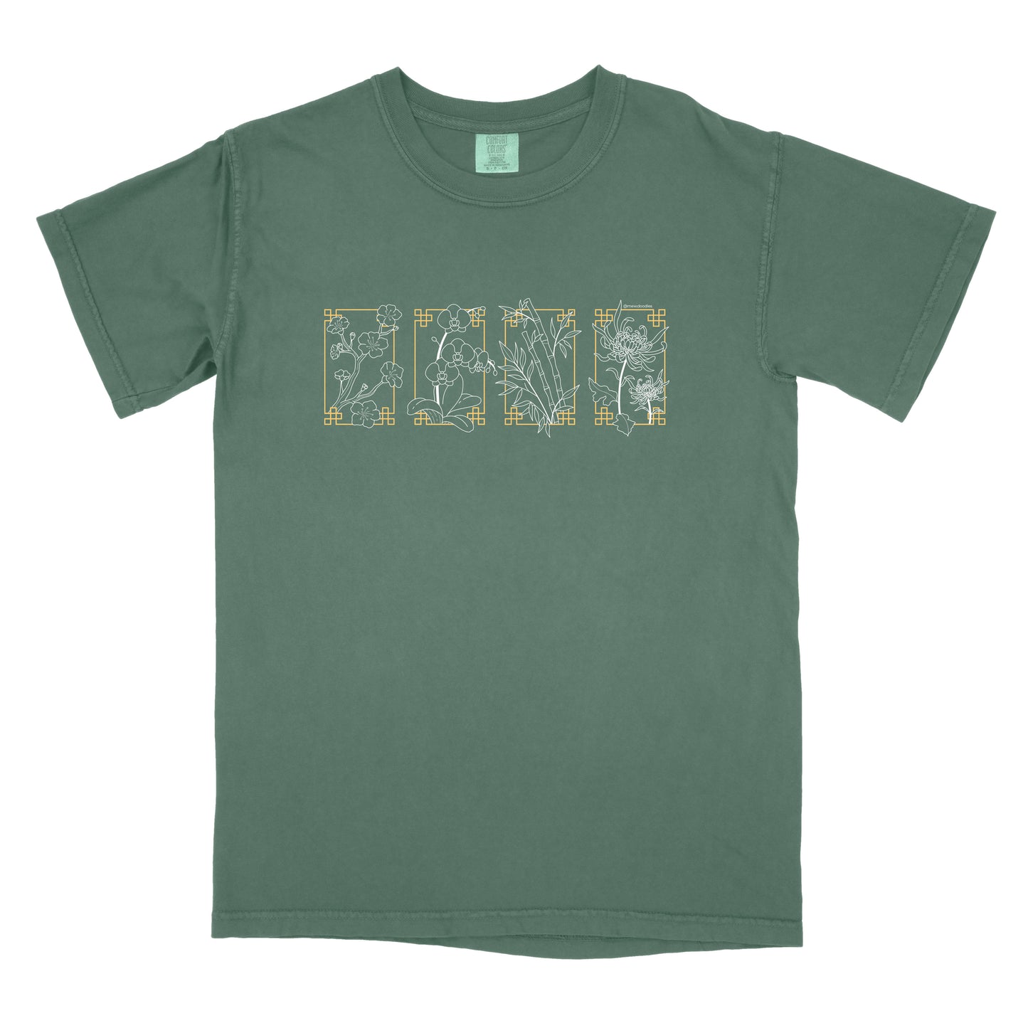 4 Gentlemen Front Print Unisex Short Sleeve Shirt