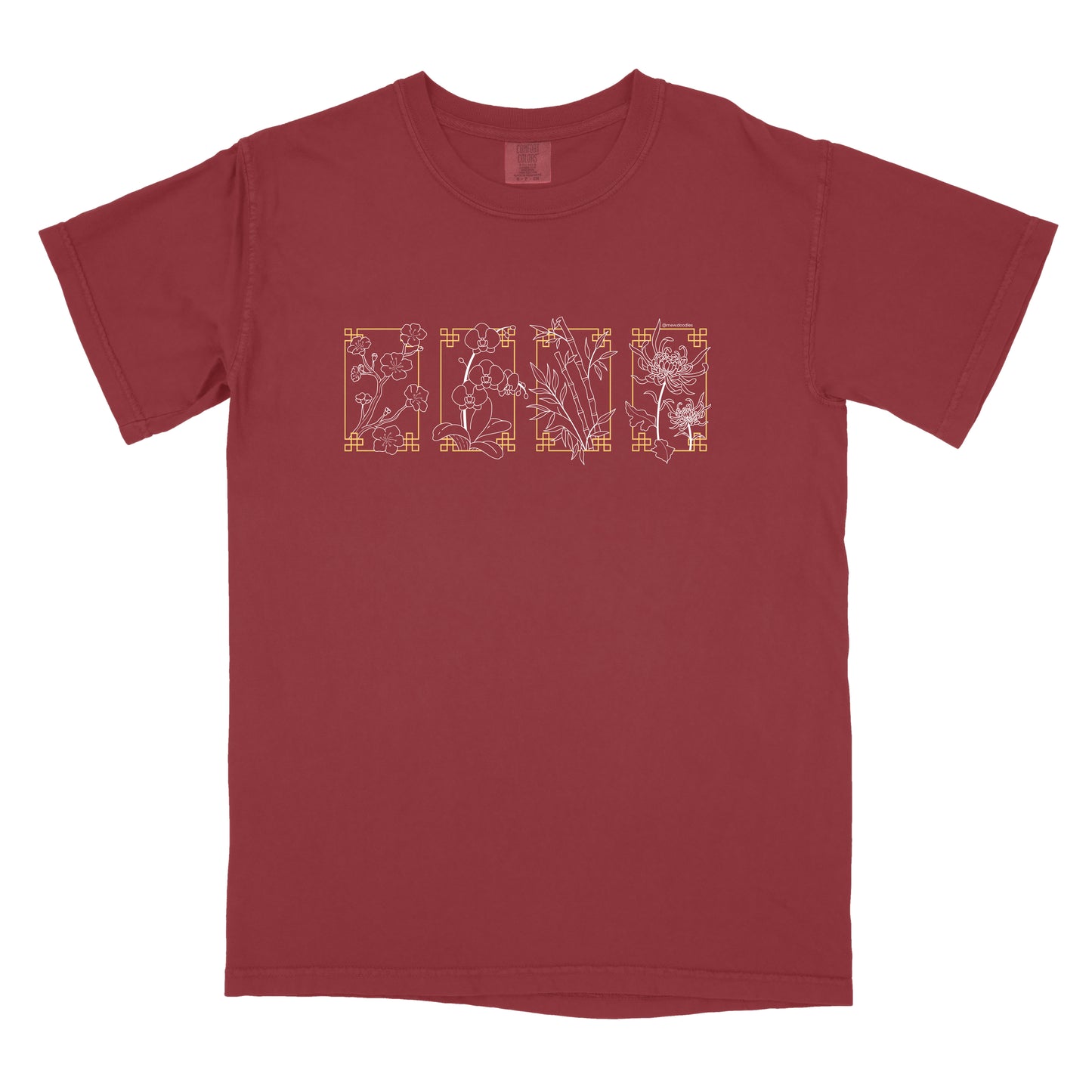 4 Gentlemen Front Print Unisex Short Sleeve Shirt