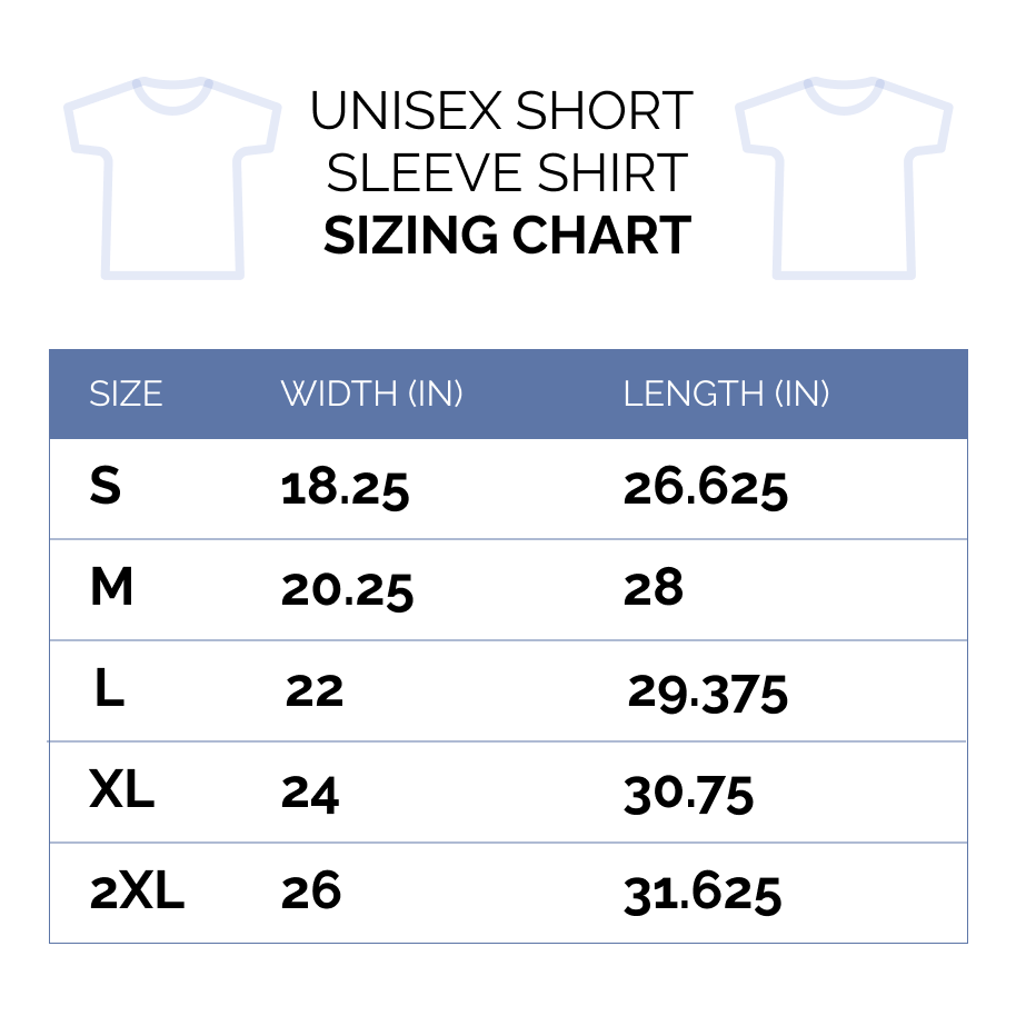 Chrysanthemum Front & Back Design Unisex Short Sleeve Shirt