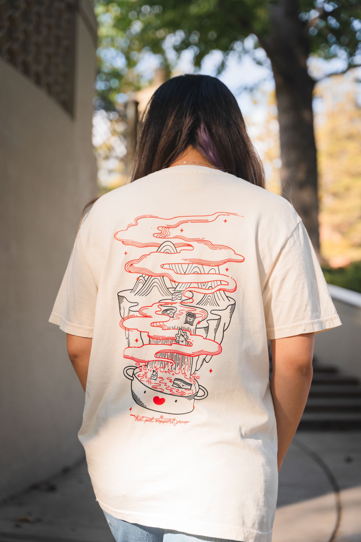 Hot Pot Support Group Front & Back Unisex Short Sleeve Shirt