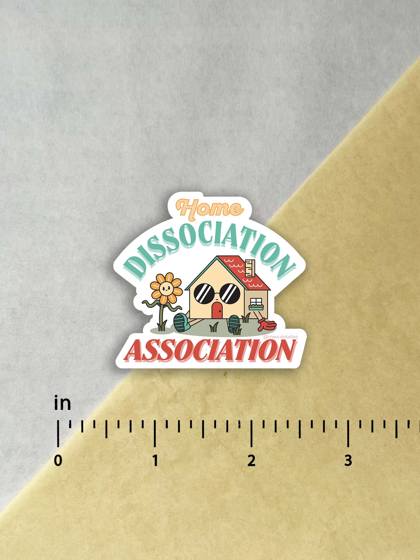 Home Dissociation Association Vinyl Sticker