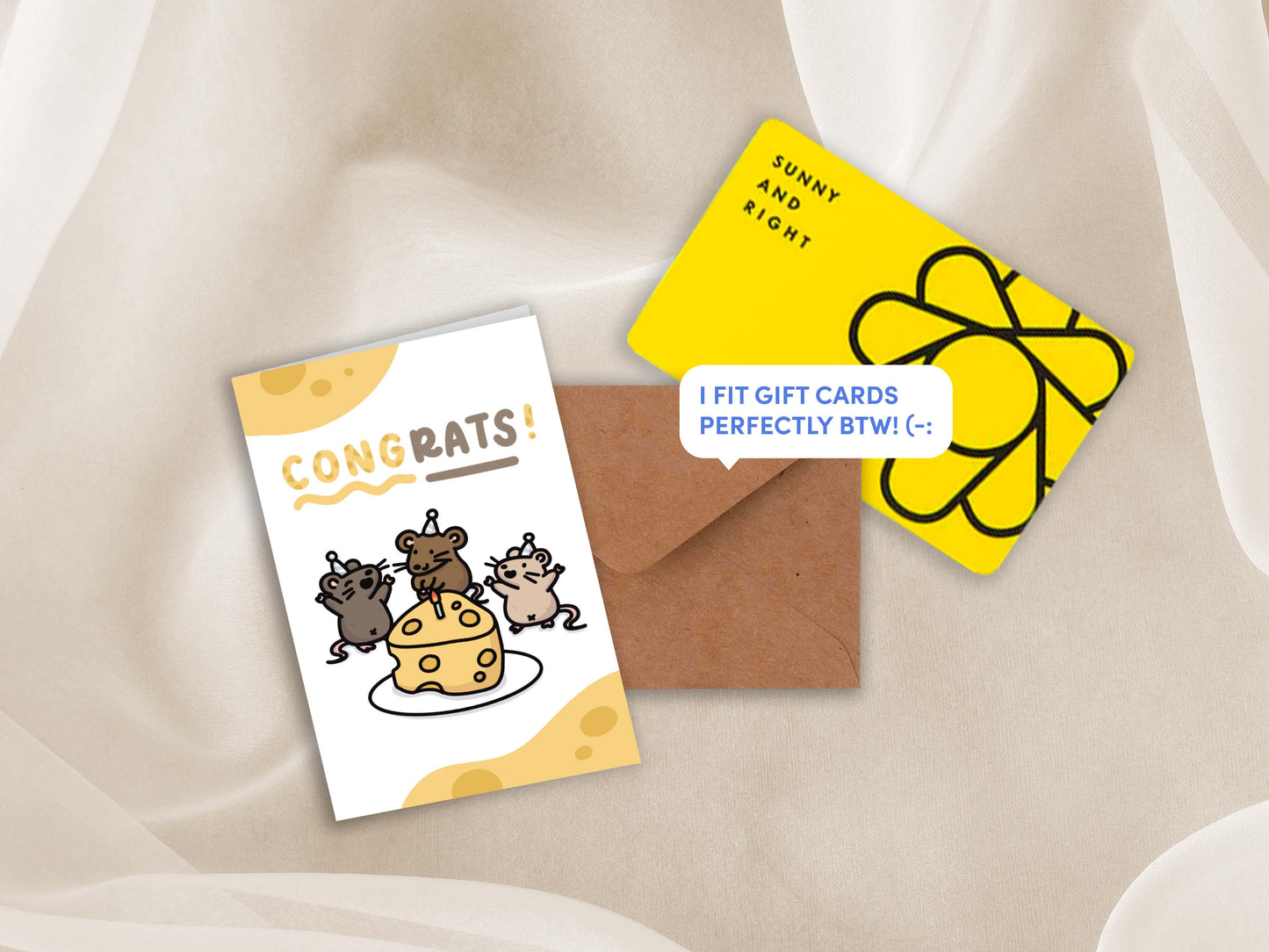 CongRATS Mini Greeting Card