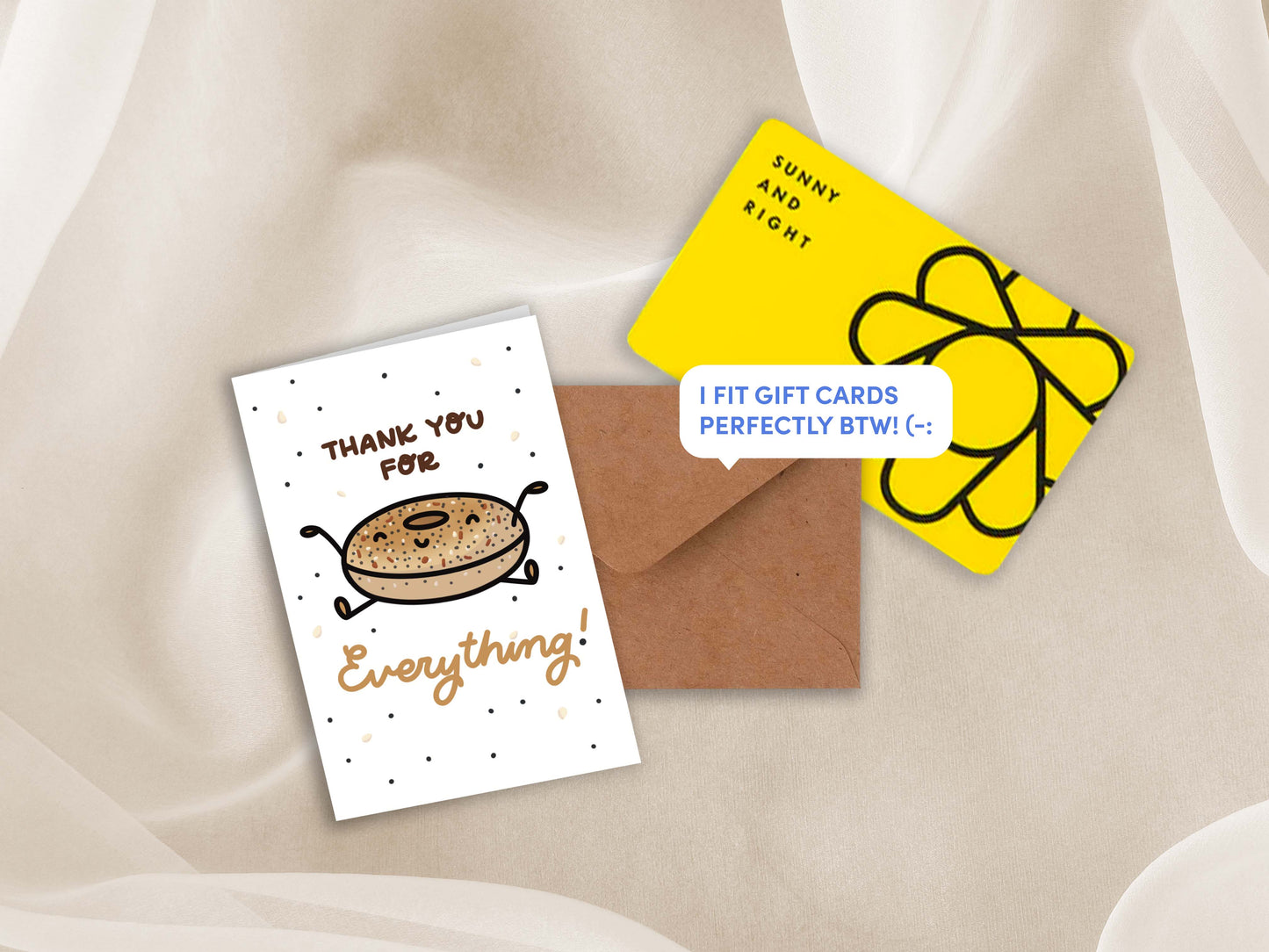 Thank You for Everything Mini Greeting Card