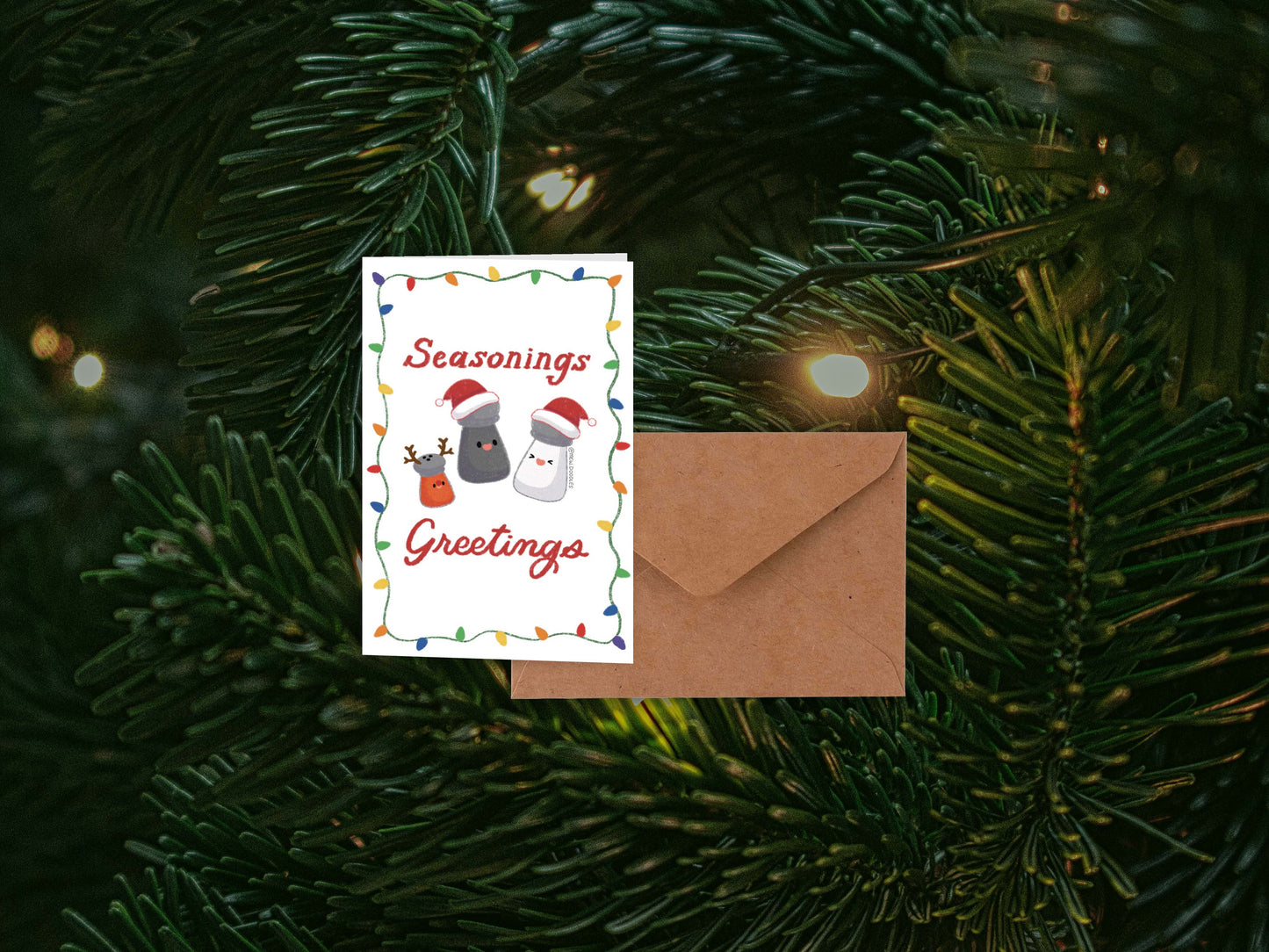 Seasonings Greetings Mini Greeting Card