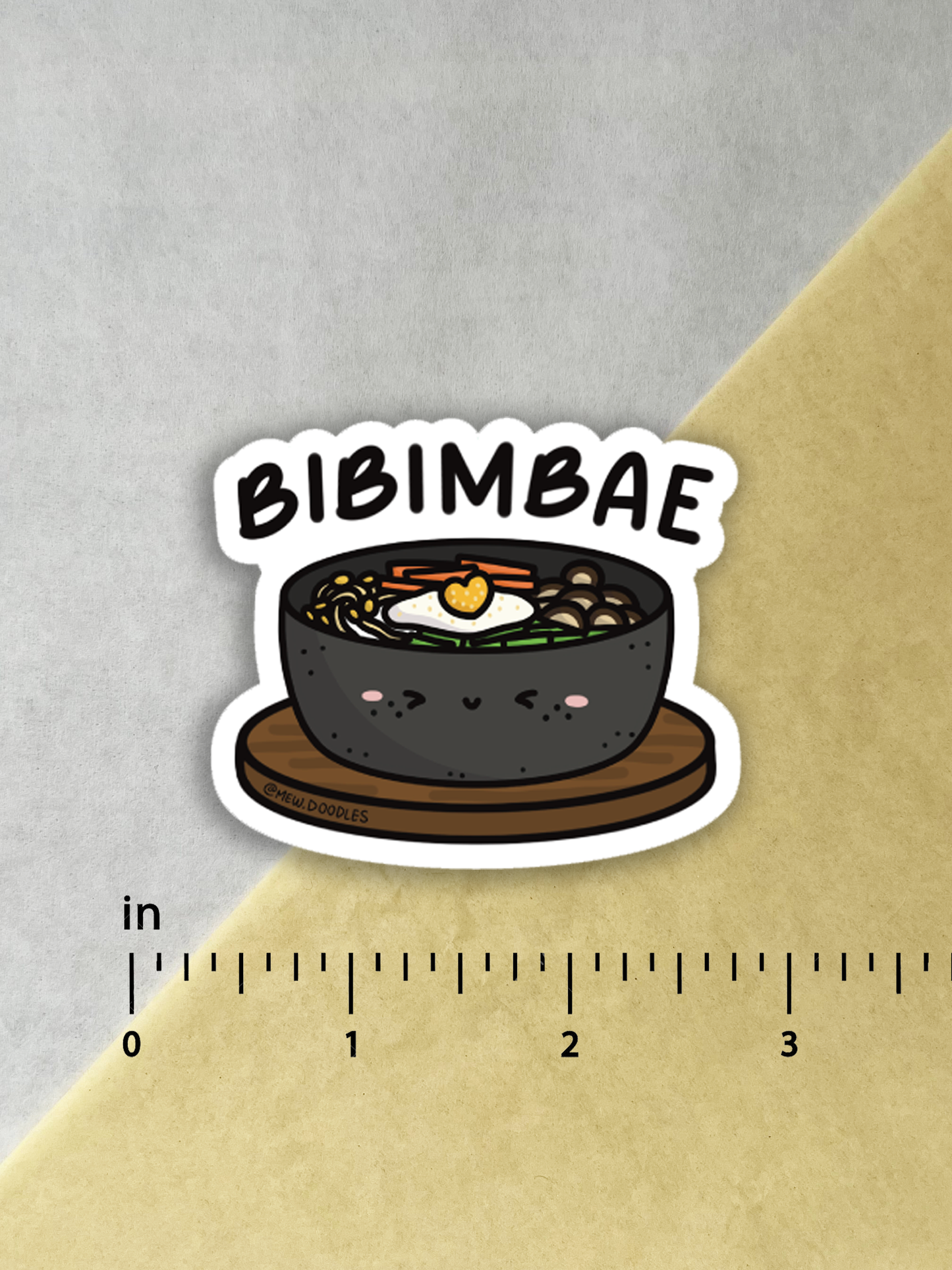 Bibimbae Vinyl Sticker