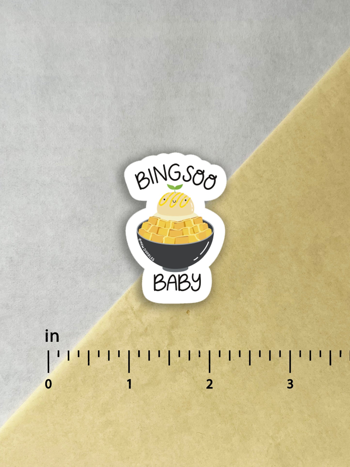 Bingsoo Baby Vinyl Sticker