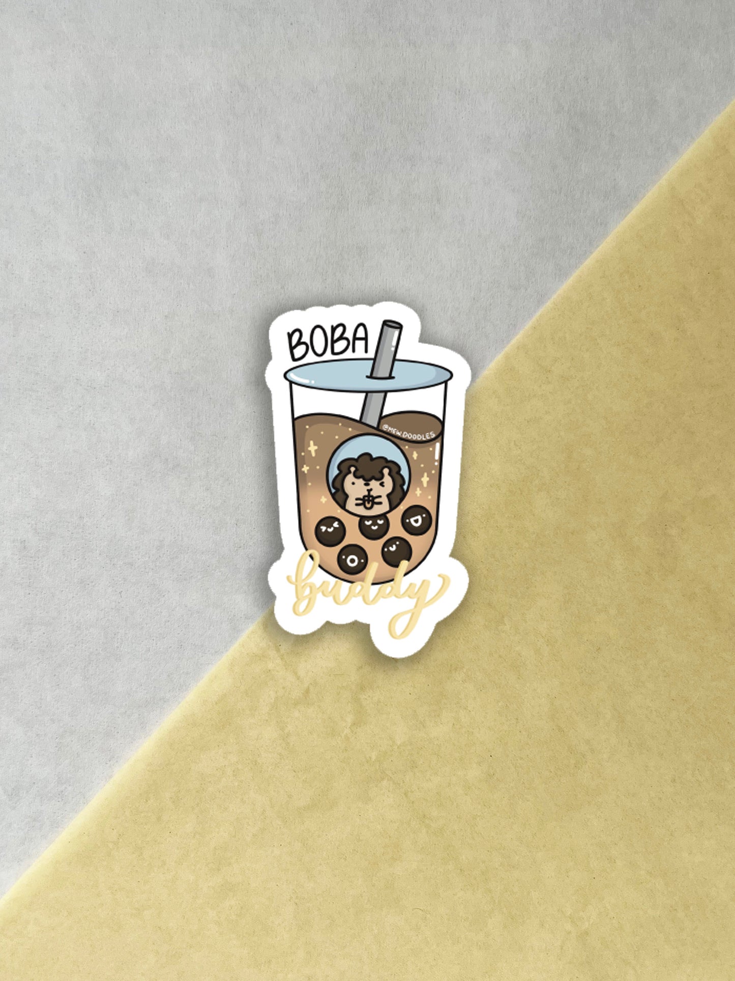 Boba Buddy Vinyl Sticker