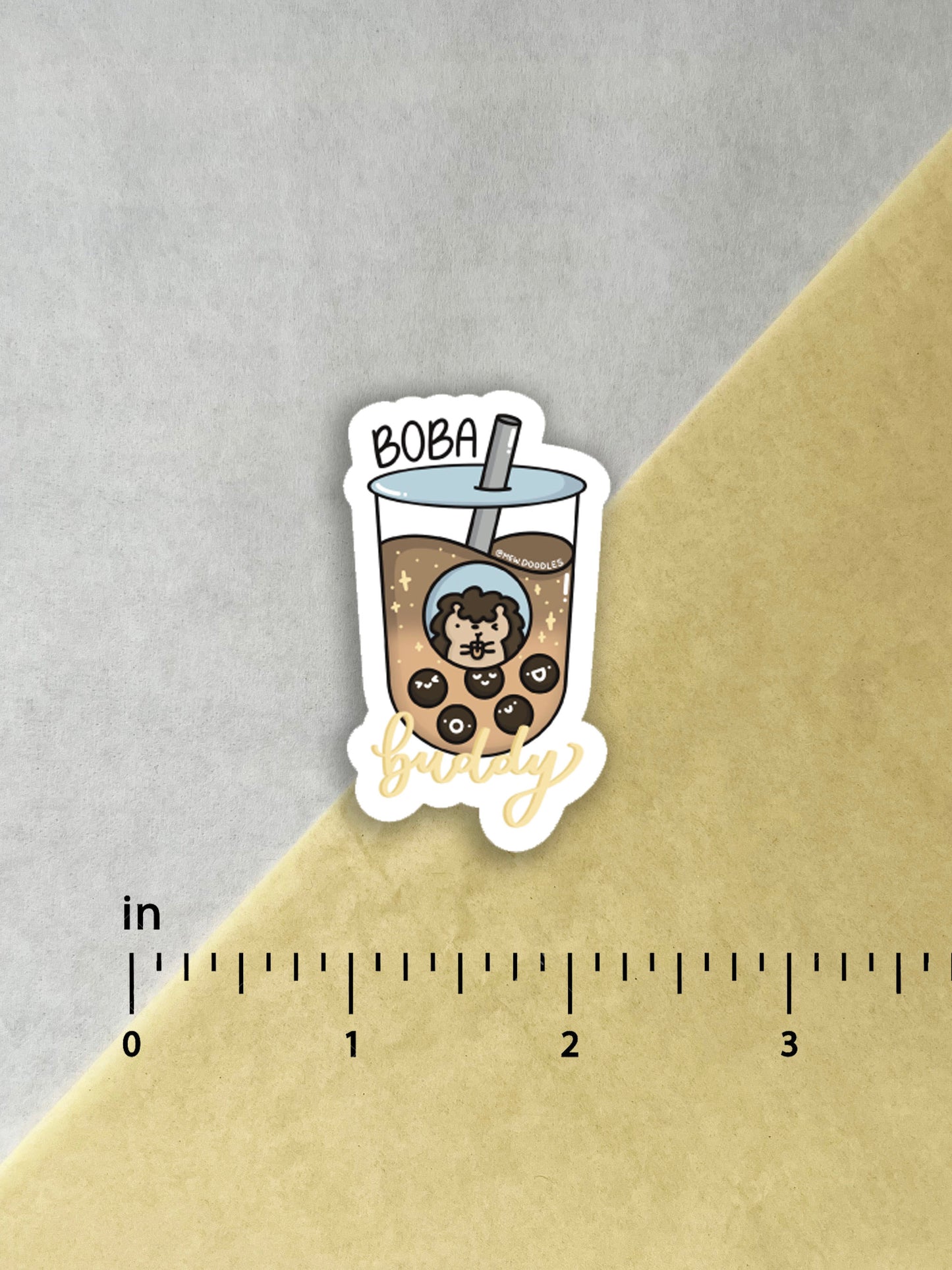 Boba Buddy Vinyl Sticker