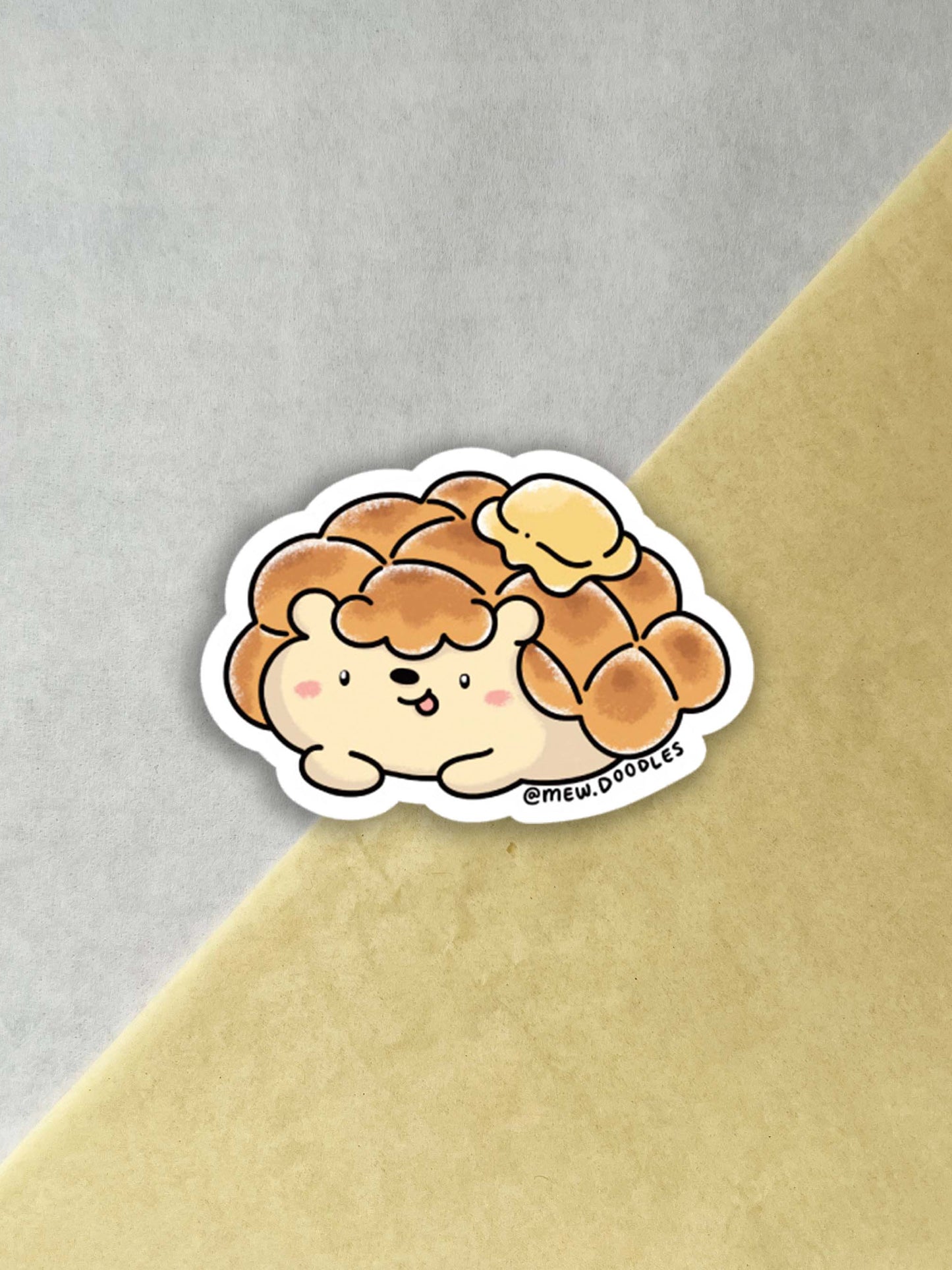 Bolo Hog Pineapple Bun Vinyl Sticker