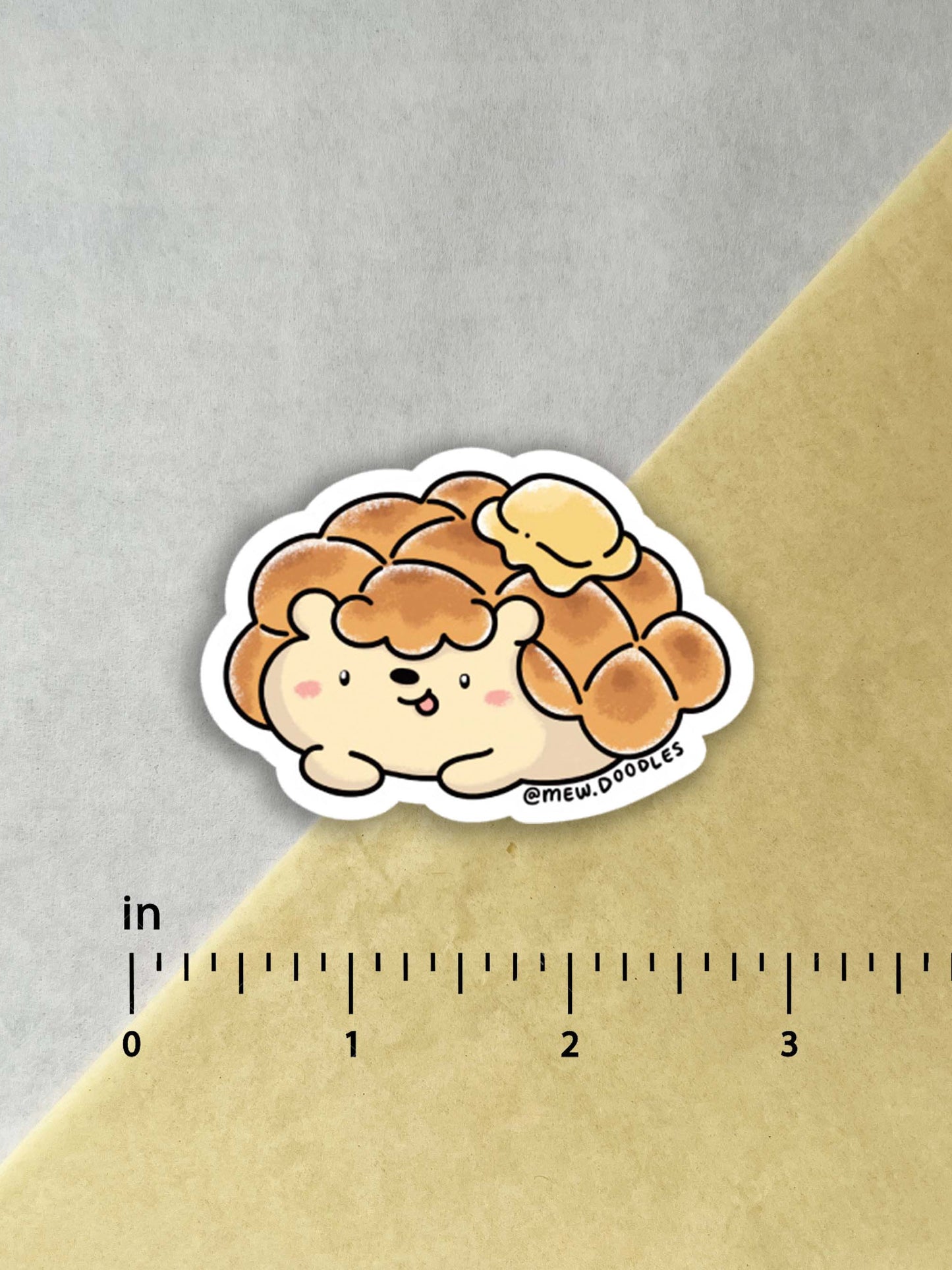 Bolo Hog Pineapple Bun Vinyl Sticker