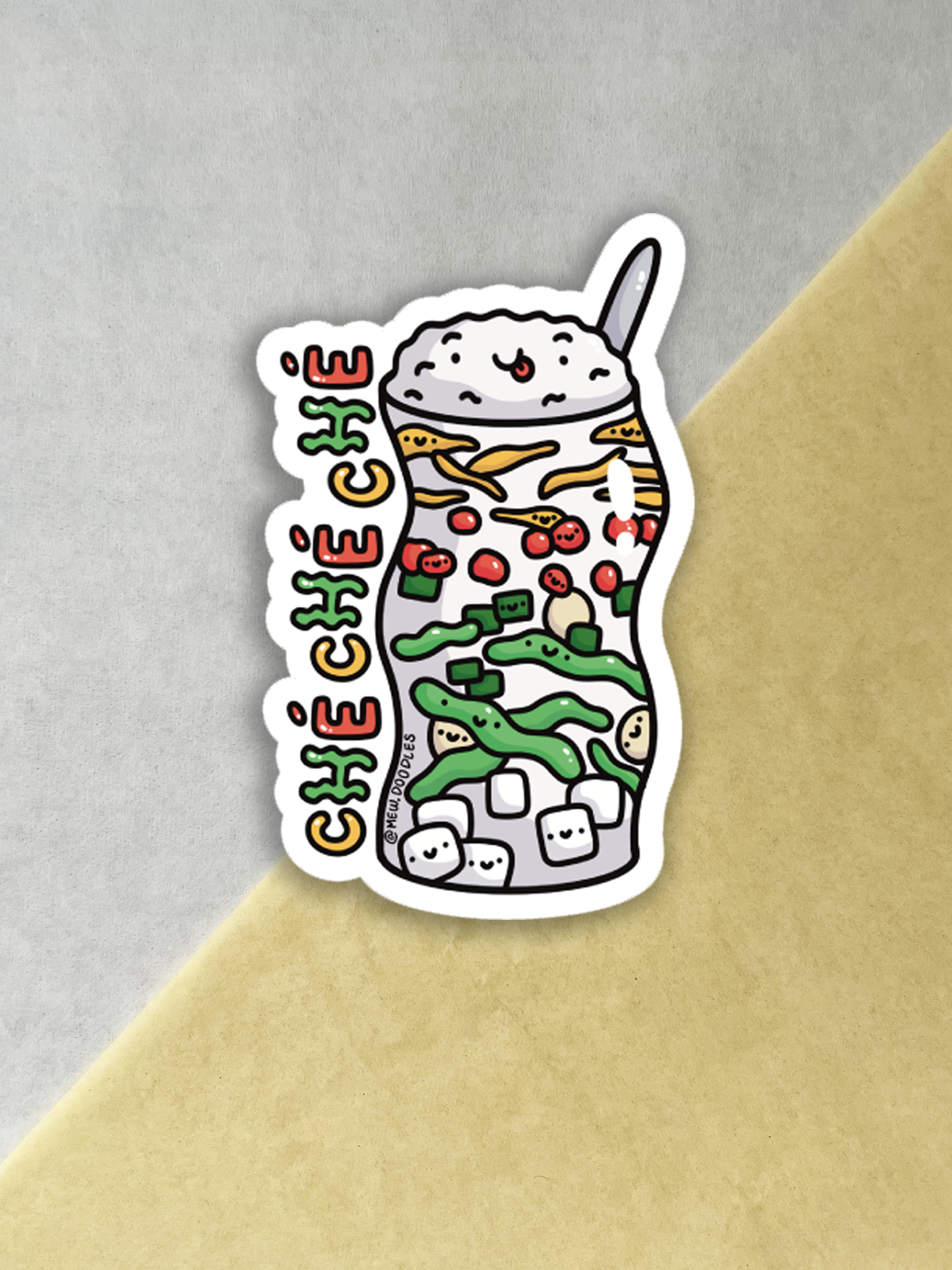 Che Che Che Vinyl Sticker