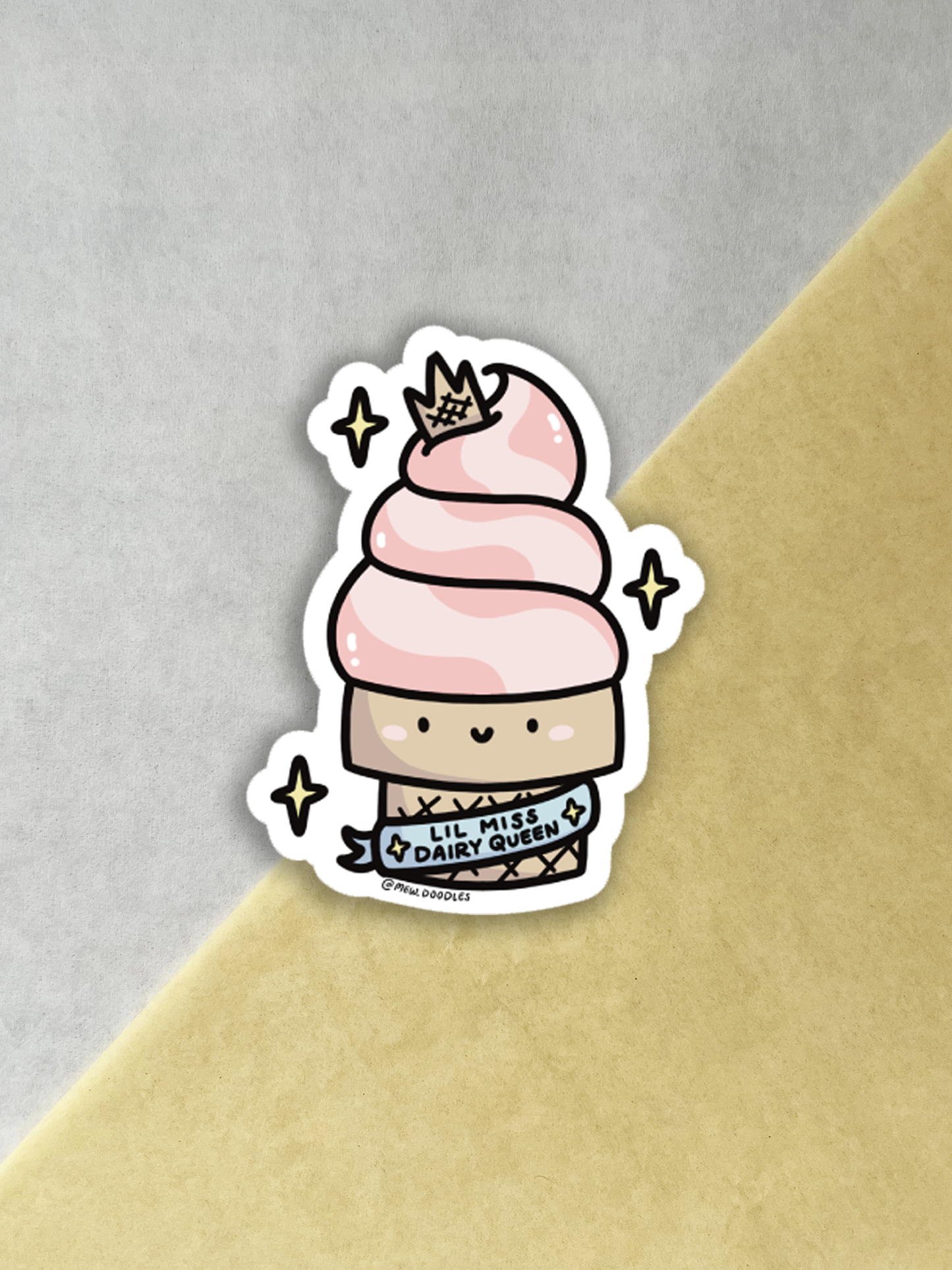 Lil Miss Dairy Queen Vinyl Sticker