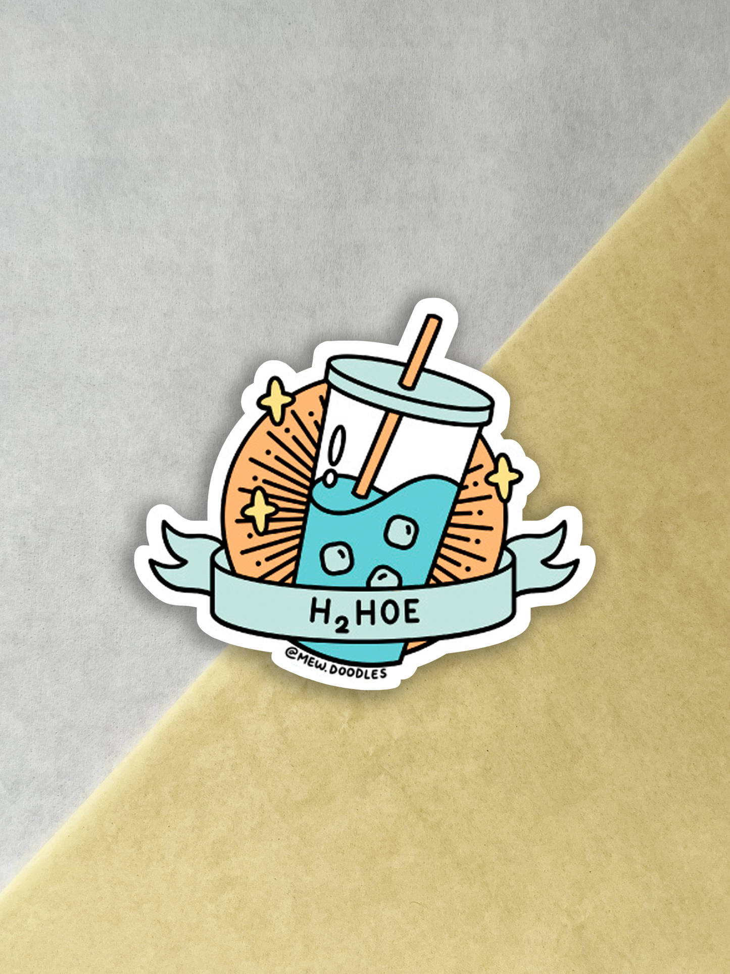 H2 Hoe Vinyl Sticker