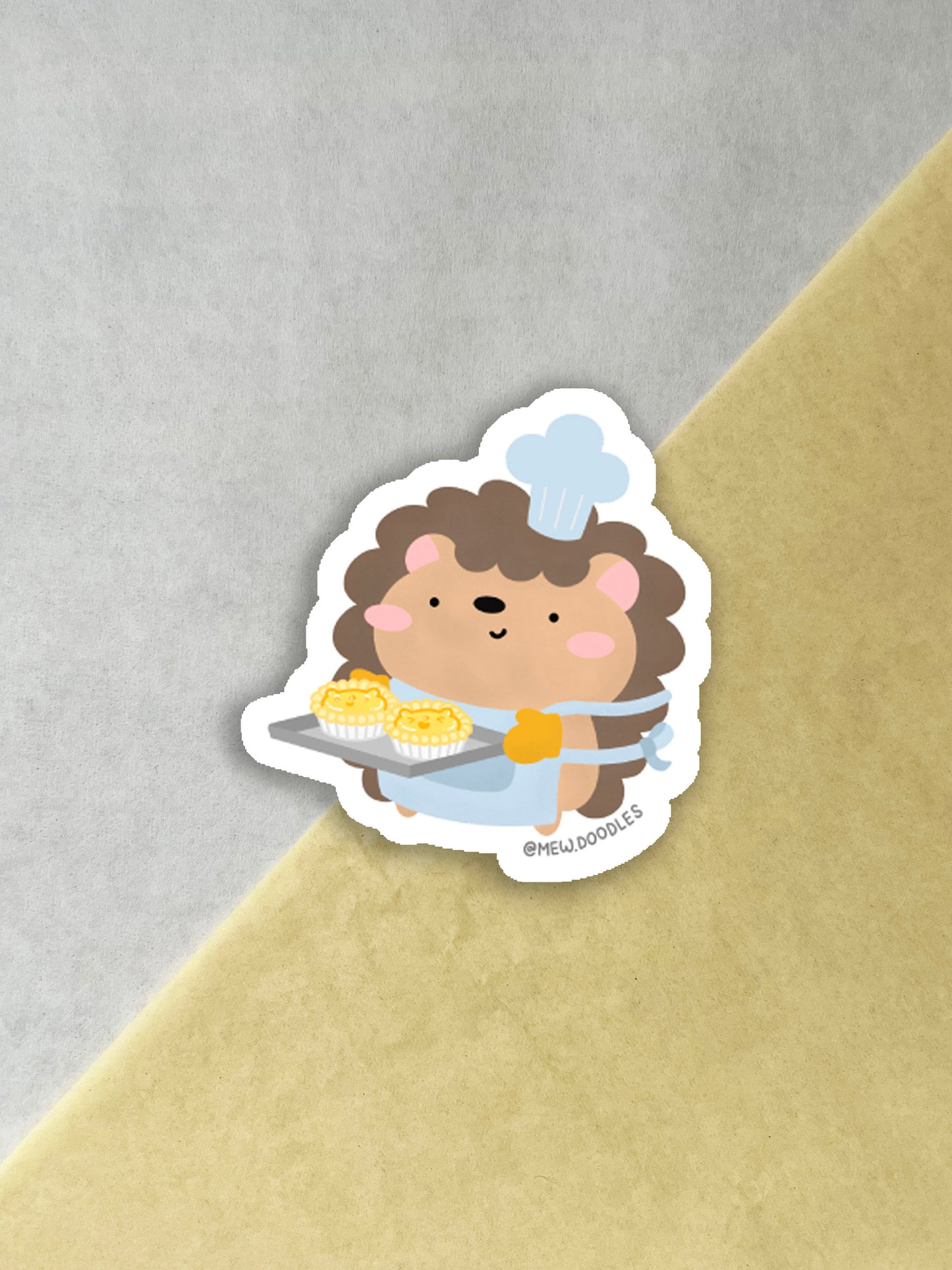 Hedgie Baker Vinyl Sticker