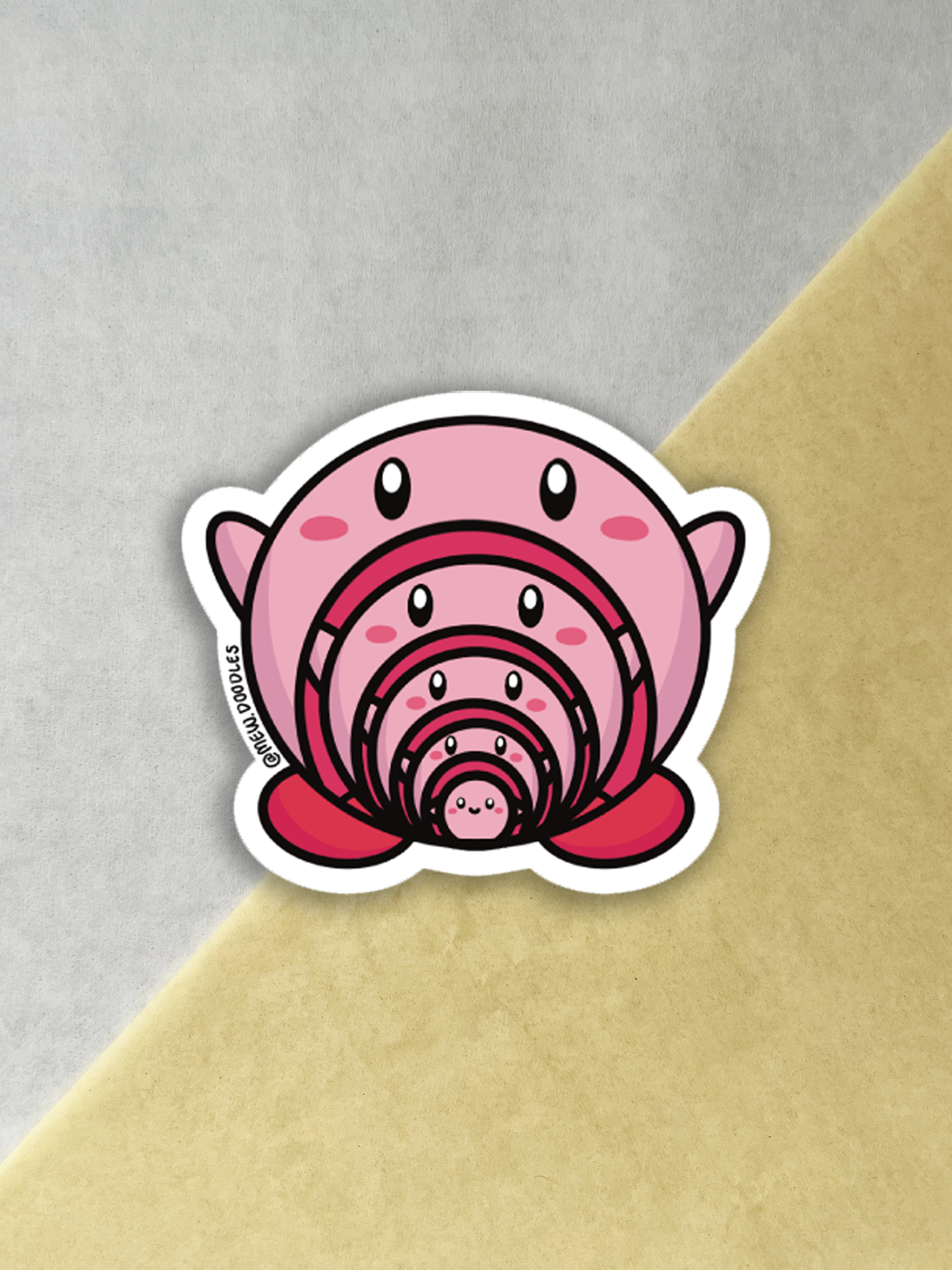 Kirbyception Vinyl Sticker