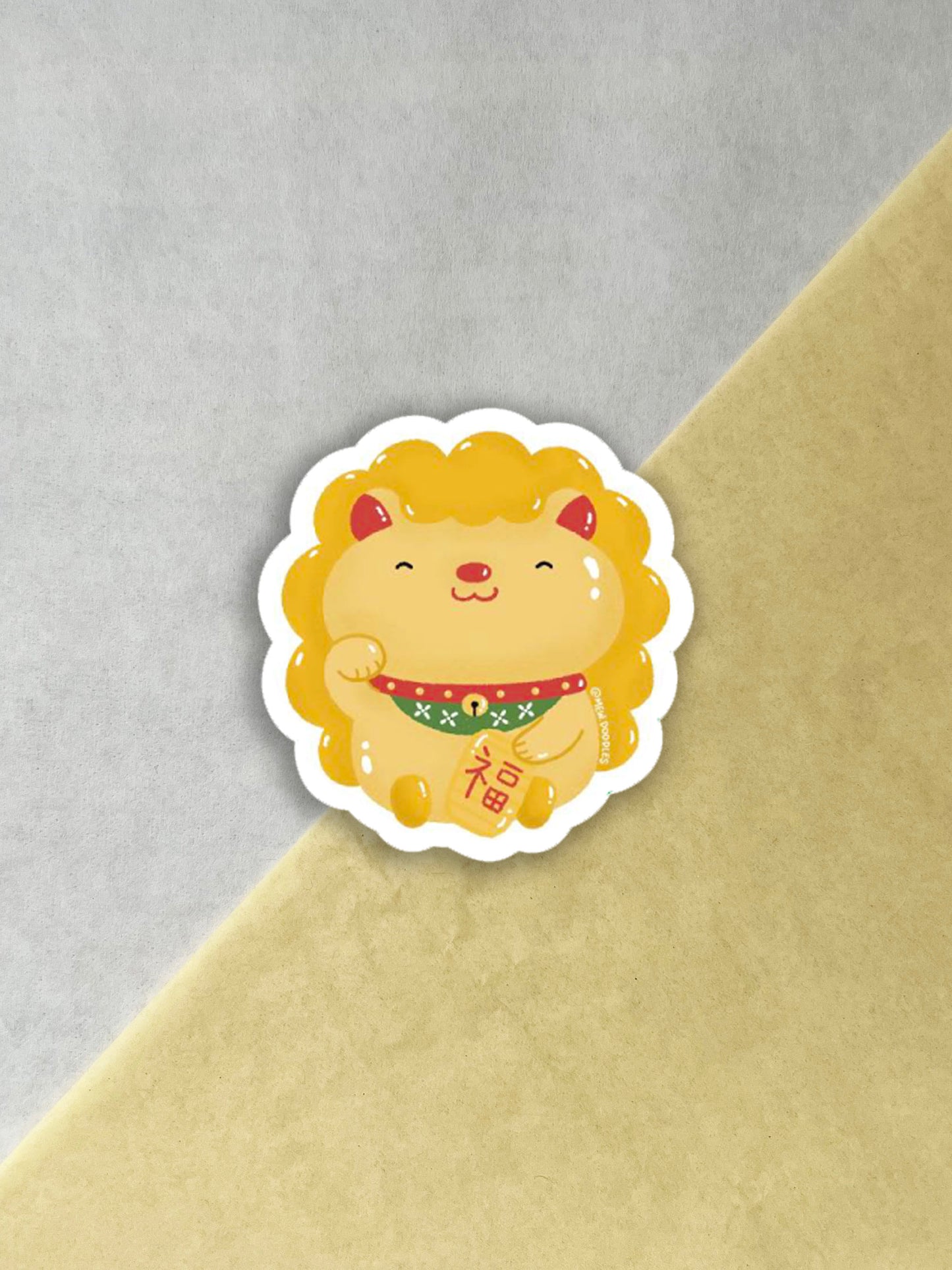 Lucky Hedgie Vinyl Sticker
