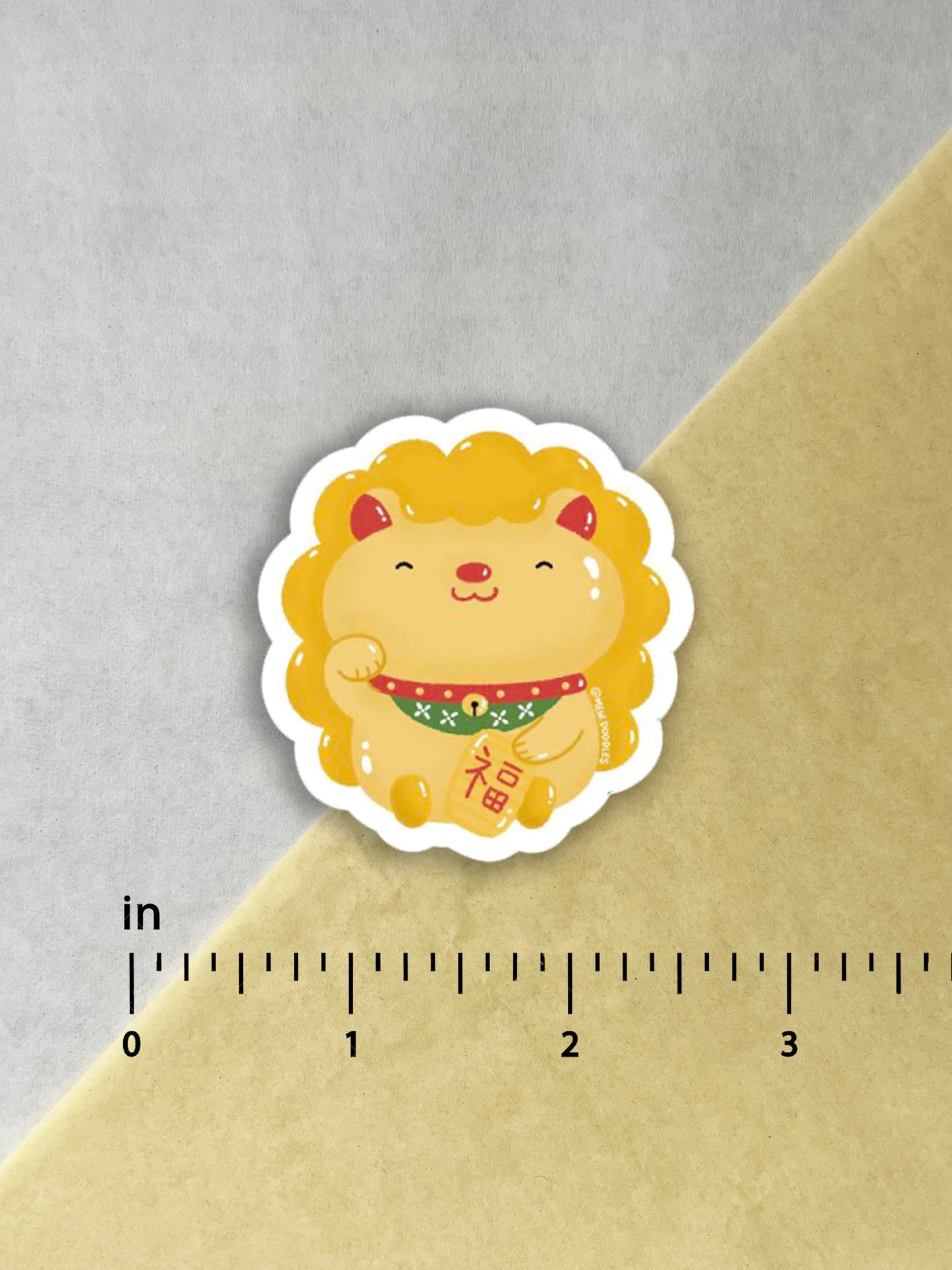 Lucky Hedgie Vinyl Sticker