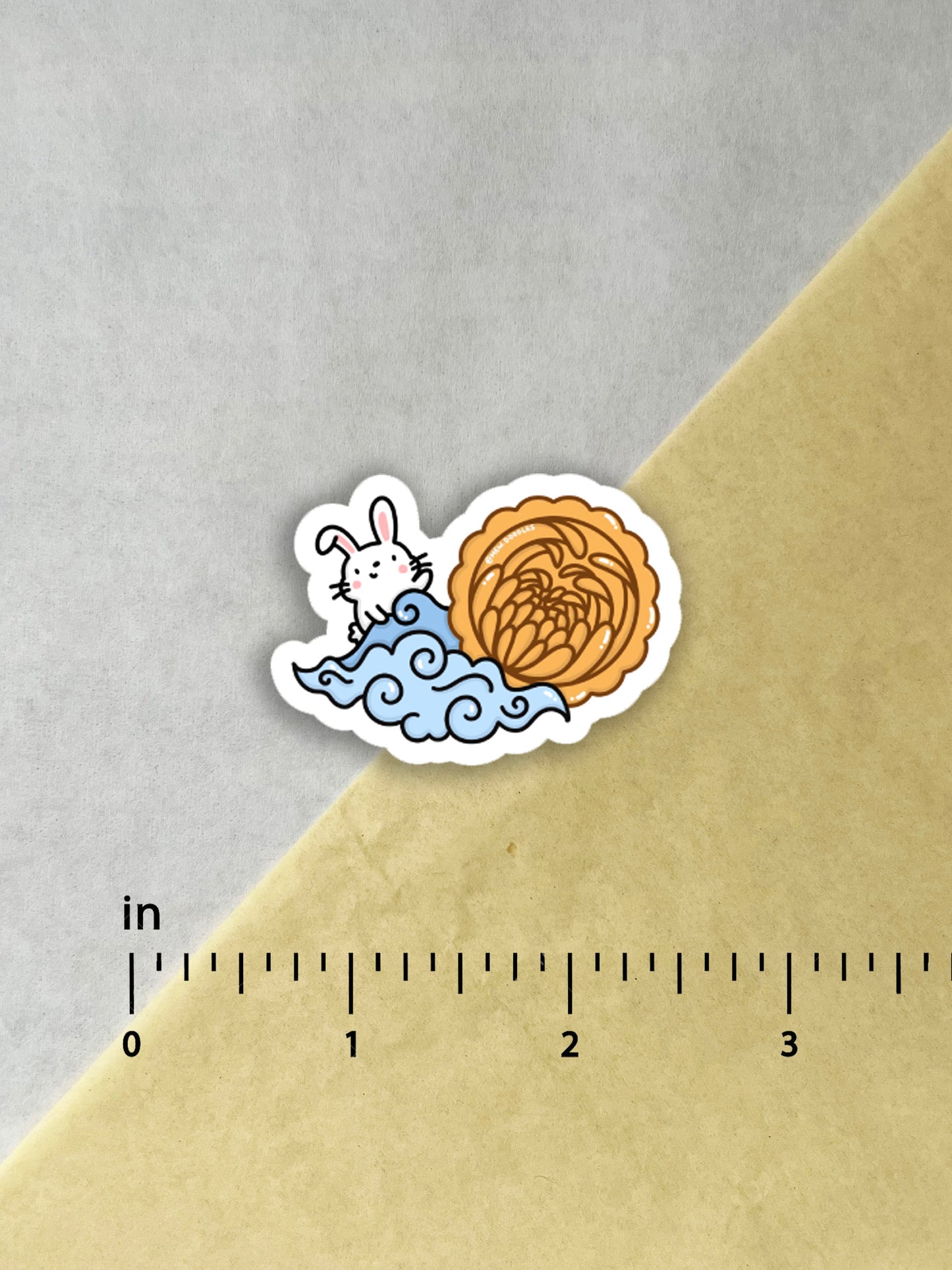Mooncake Bunny Vinyl Sticker