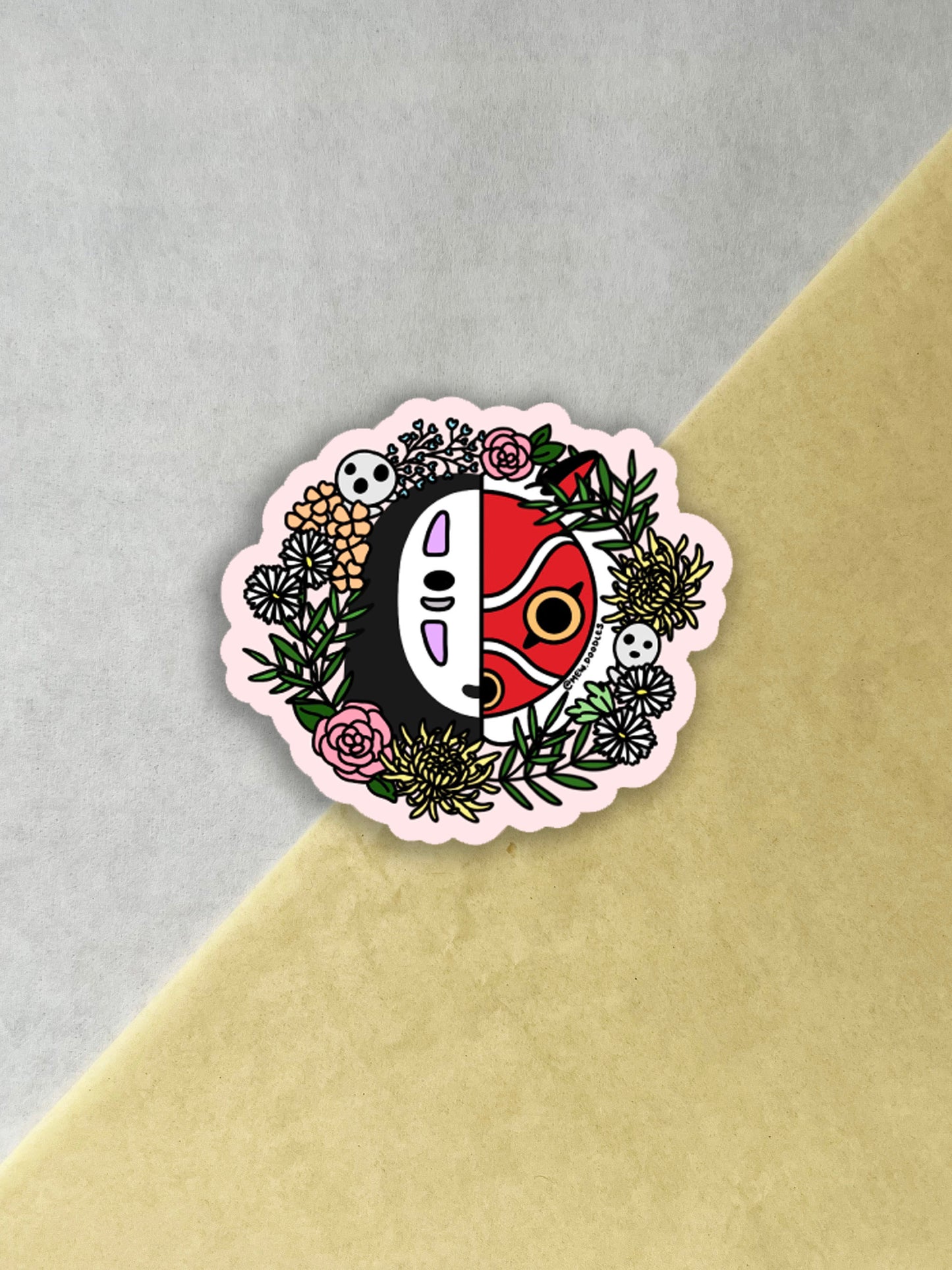 Mononoke No Face Vinyl Sticker