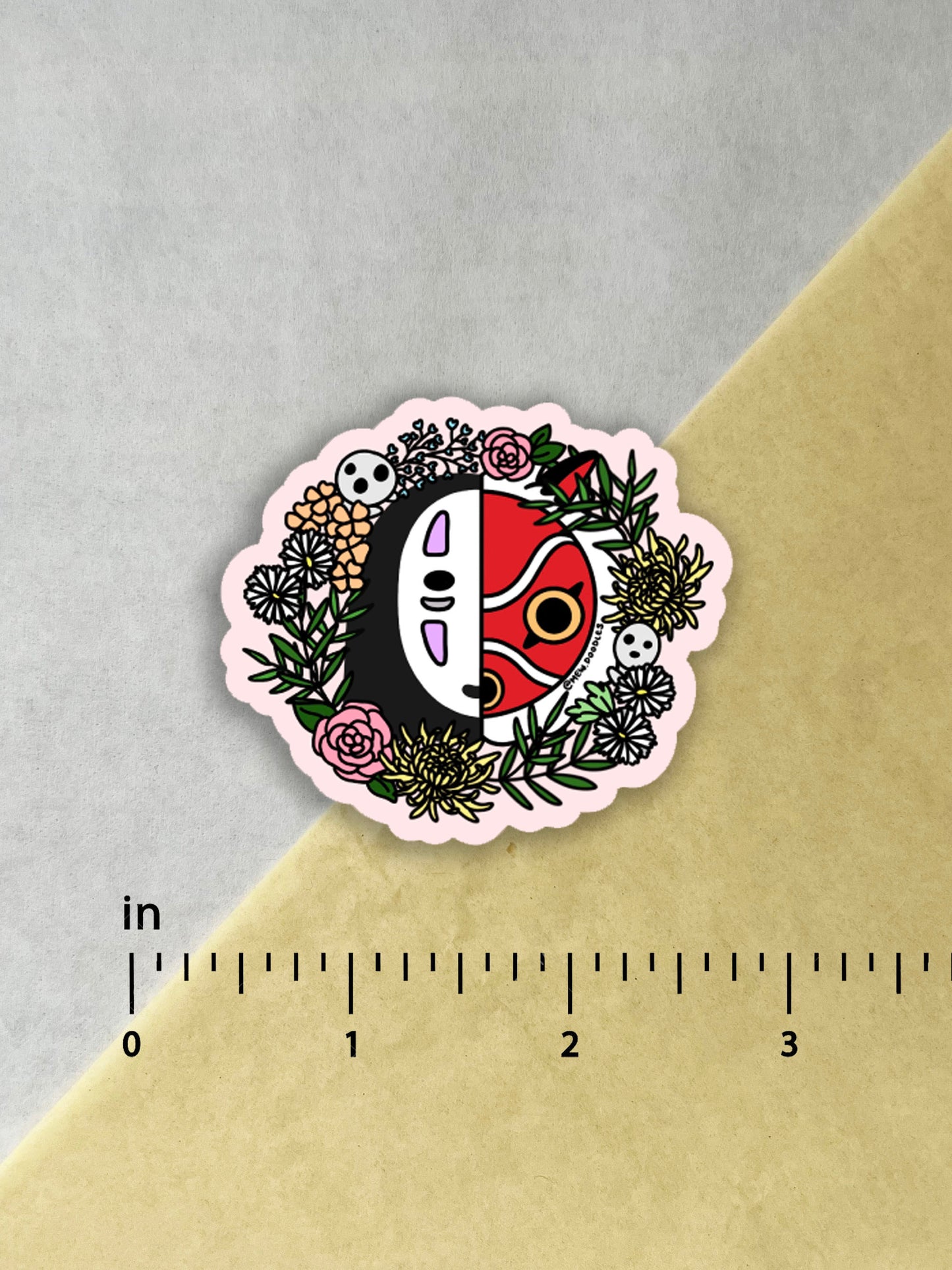 Mononoke No Face Vinyl Sticker