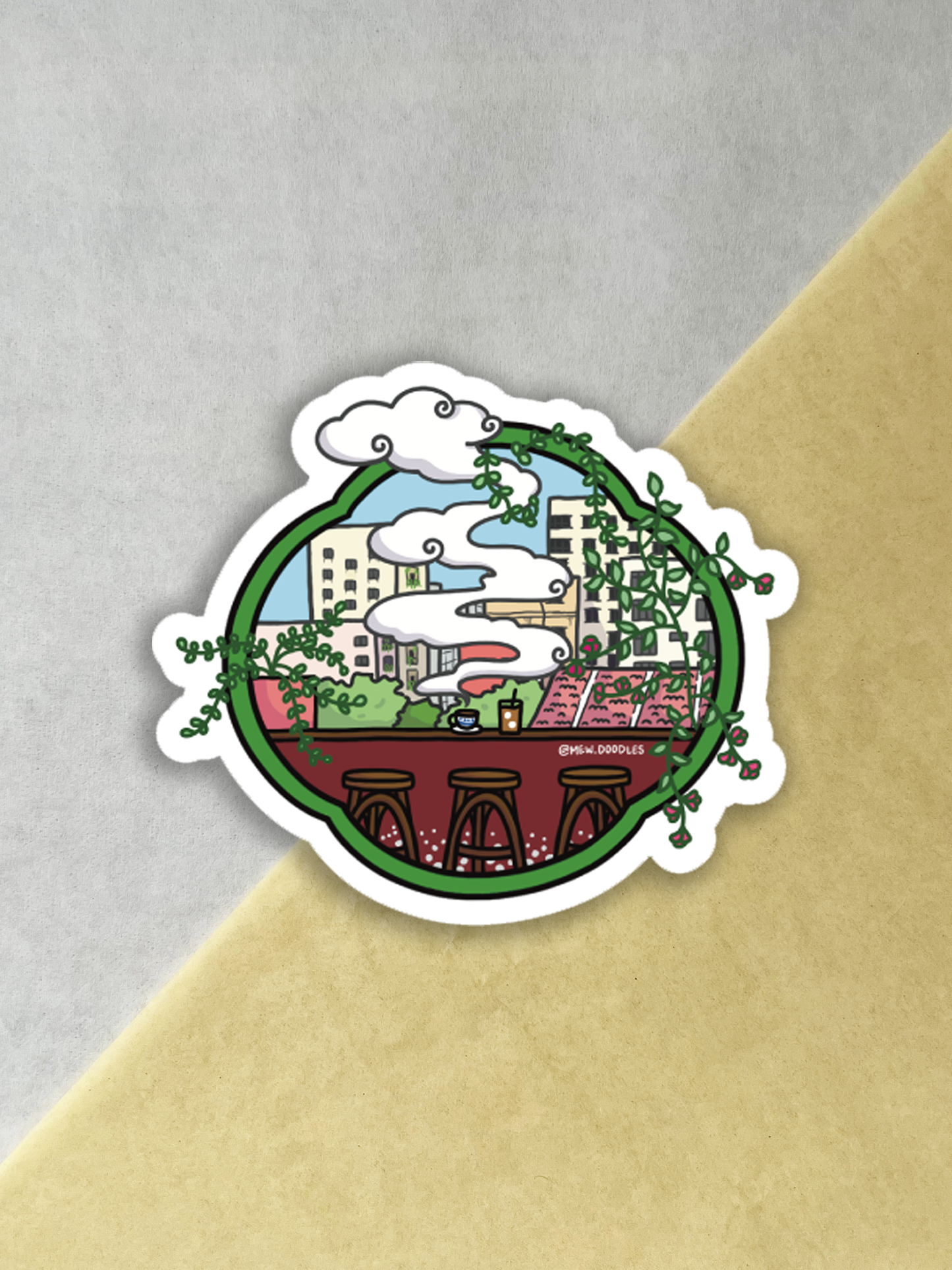 Saigon Scene Vinyl Sticker