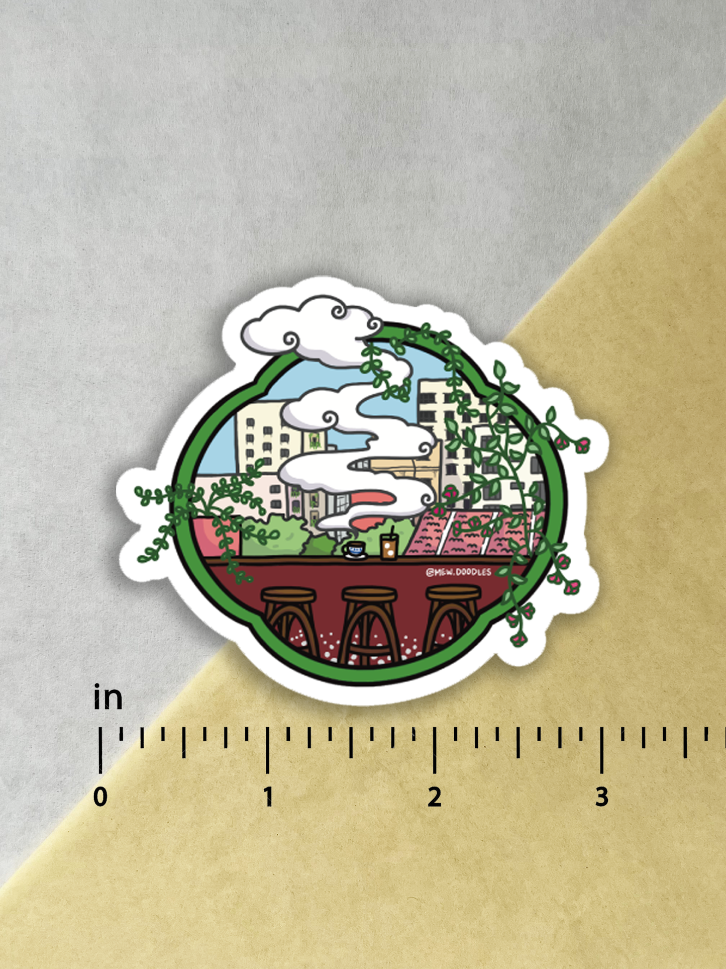 Saigon Scene Vinyl Sticker