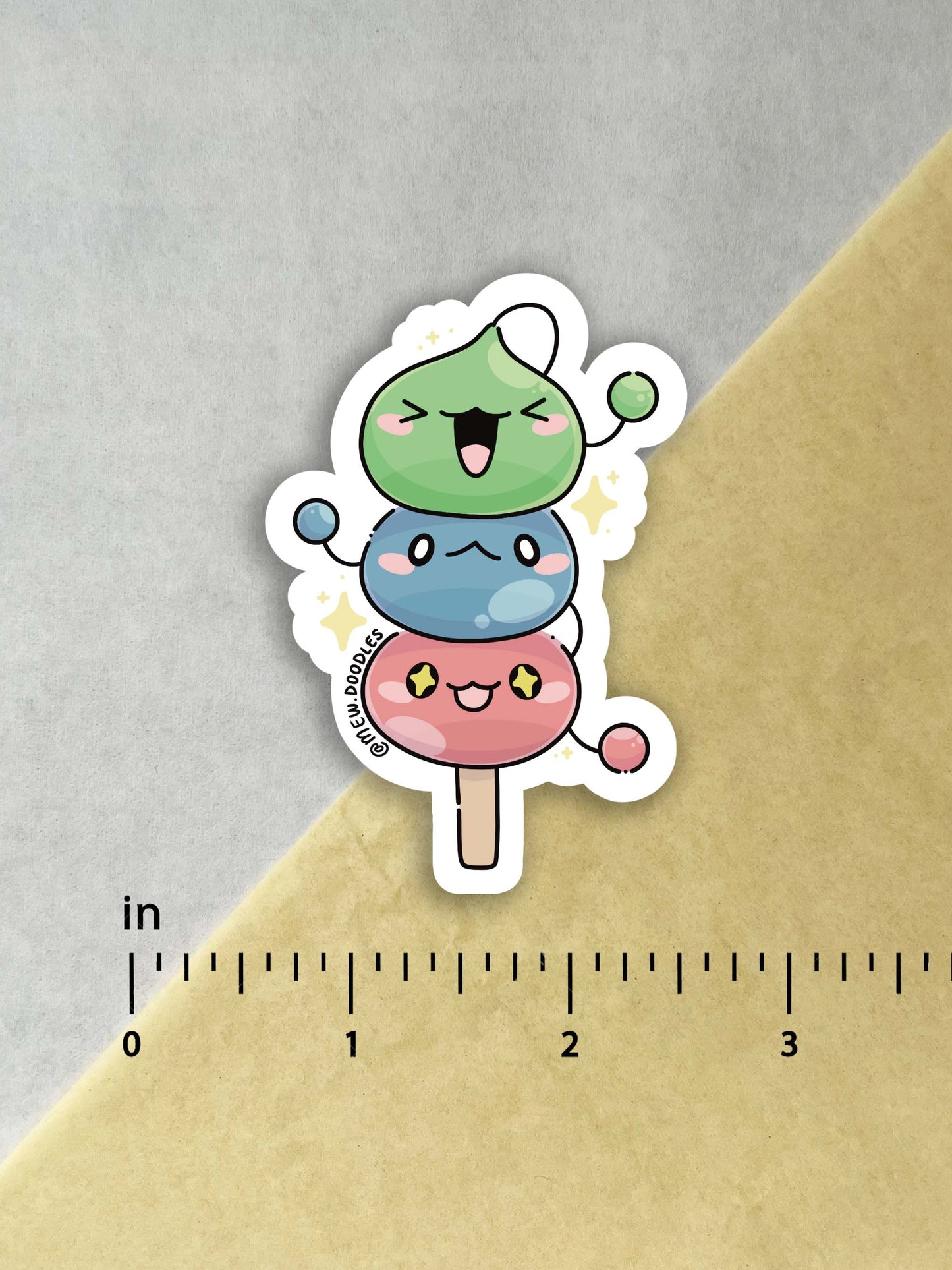 Maplestory Slime Dango Vinyl Sticker