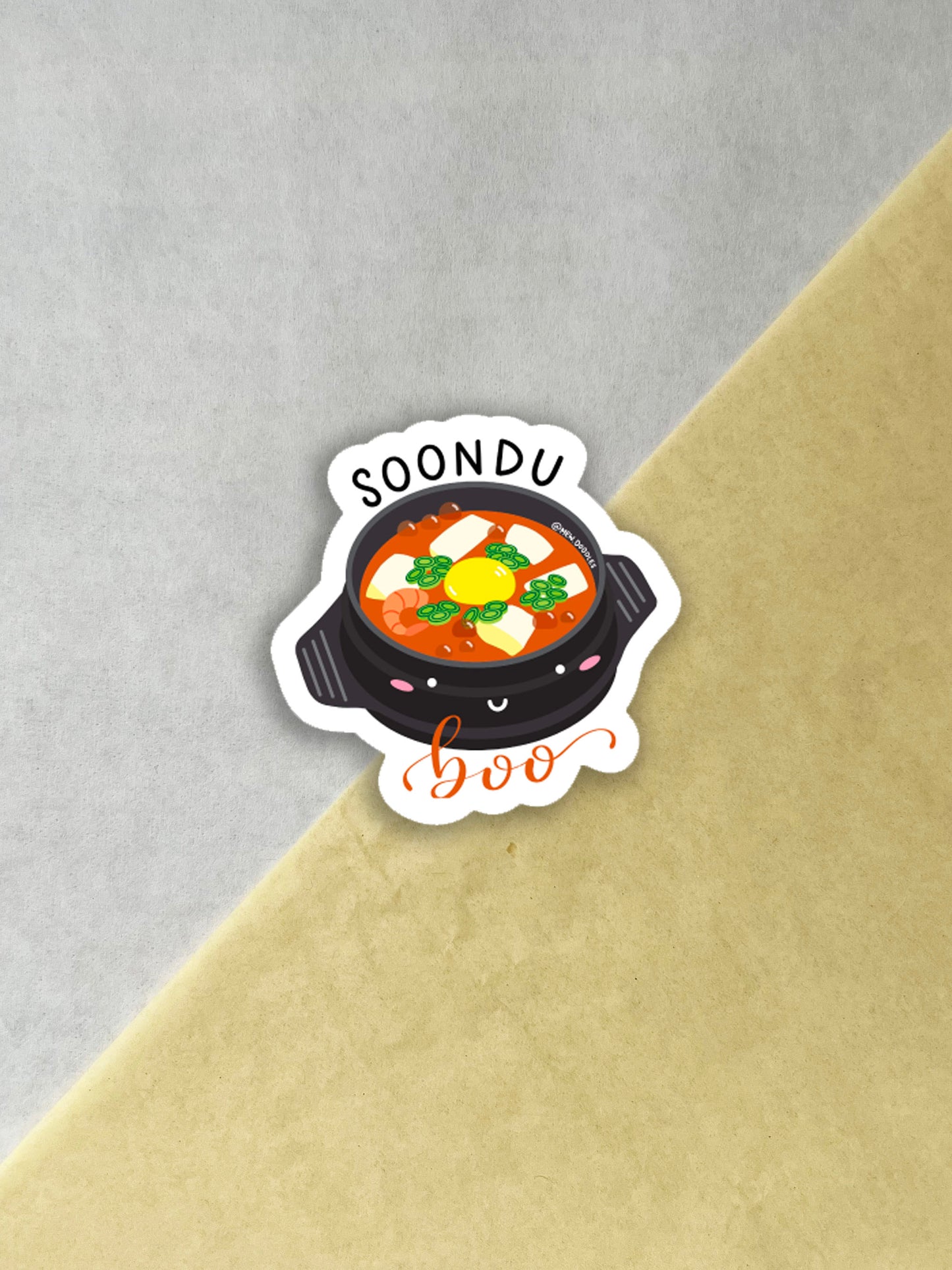 Soondu Boo Vinyl Sticker