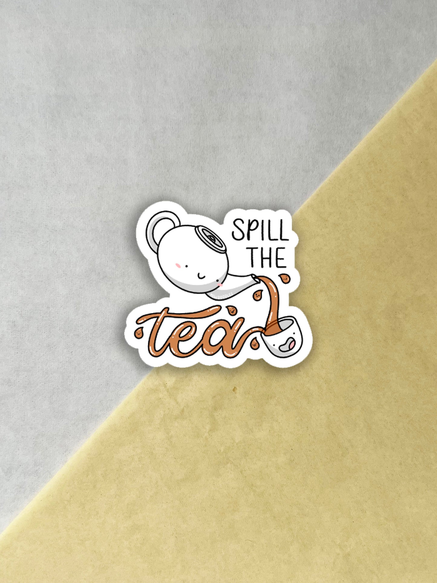 Spill the Tea Vinyl Sticker