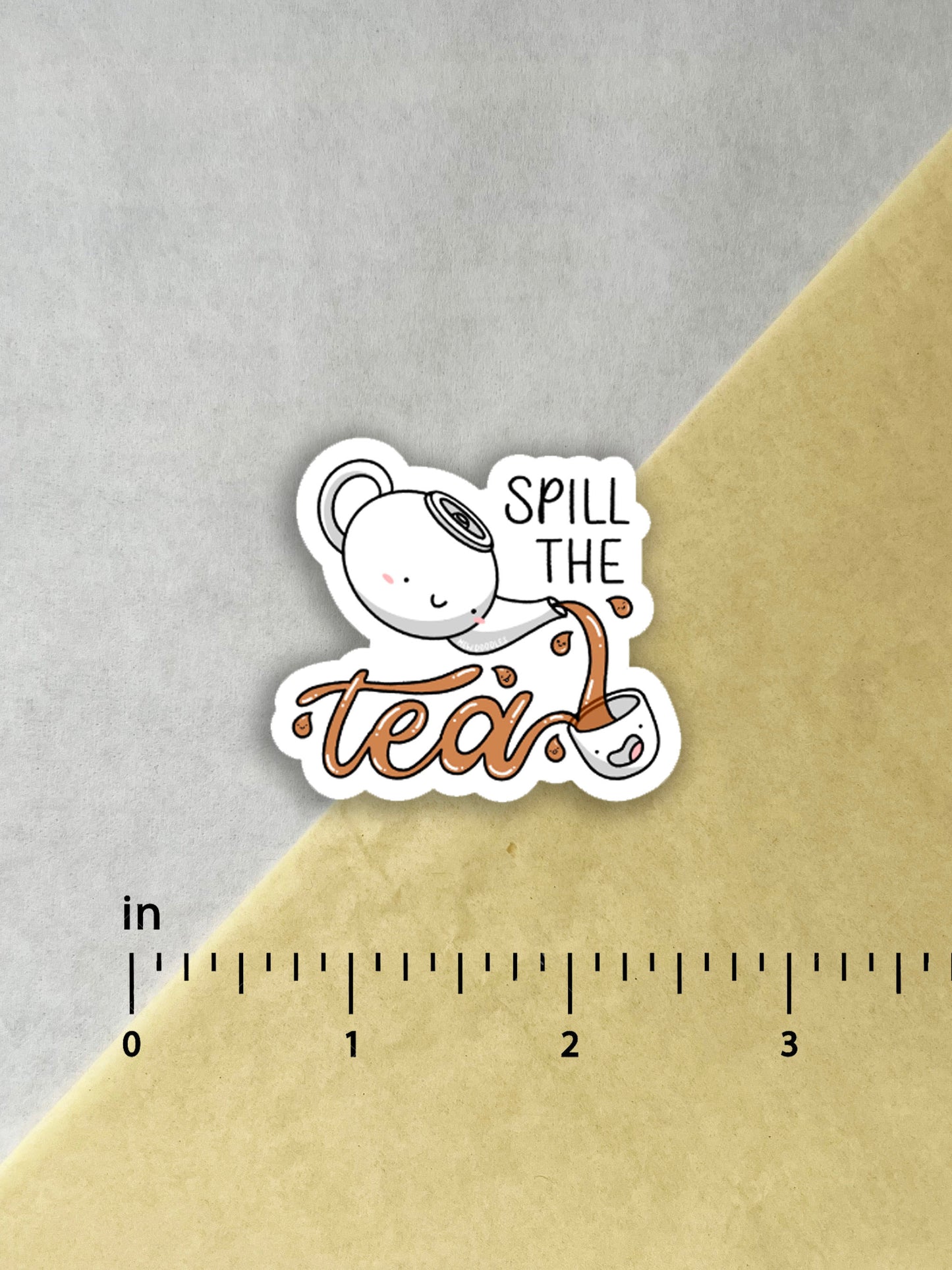 Spill the Tea Vinyl Sticker