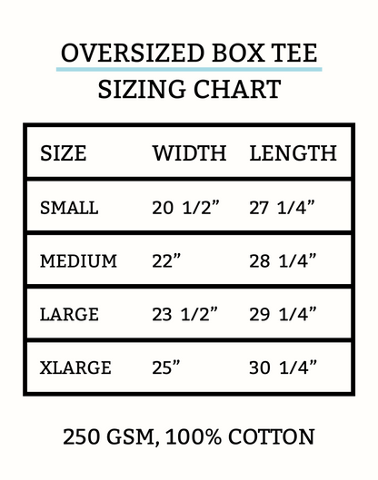 Happy Mapling Front & Back Design Oversized Boxy T-Shirt