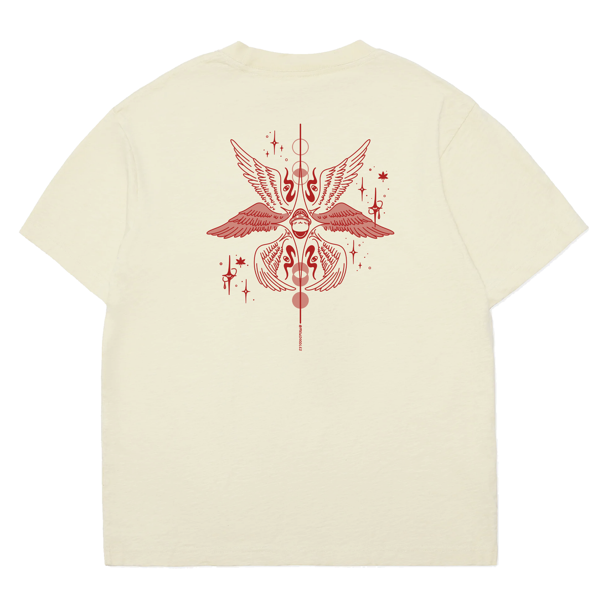 Happy Mapling Front & Back Design Oversized Boxy T-Shirt
