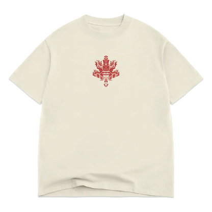 Happy Mapling Front & Back Design Oversized Boxy T-Shirt