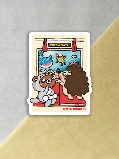 Underwater Hogventures Vinyl Sticker