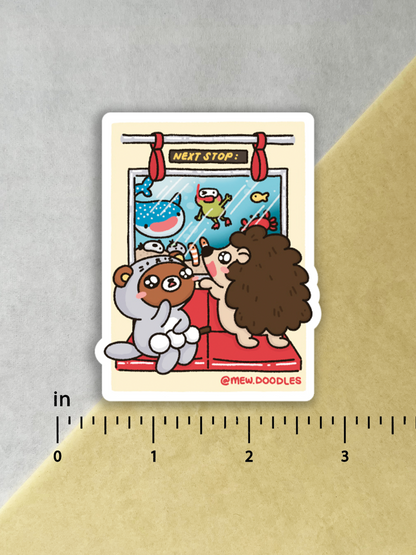 Underwater Hogventures Vinyl Sticker