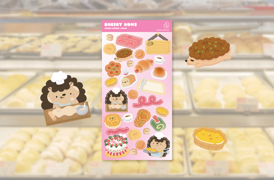 Bakery Noms Matte Sticker Sheet