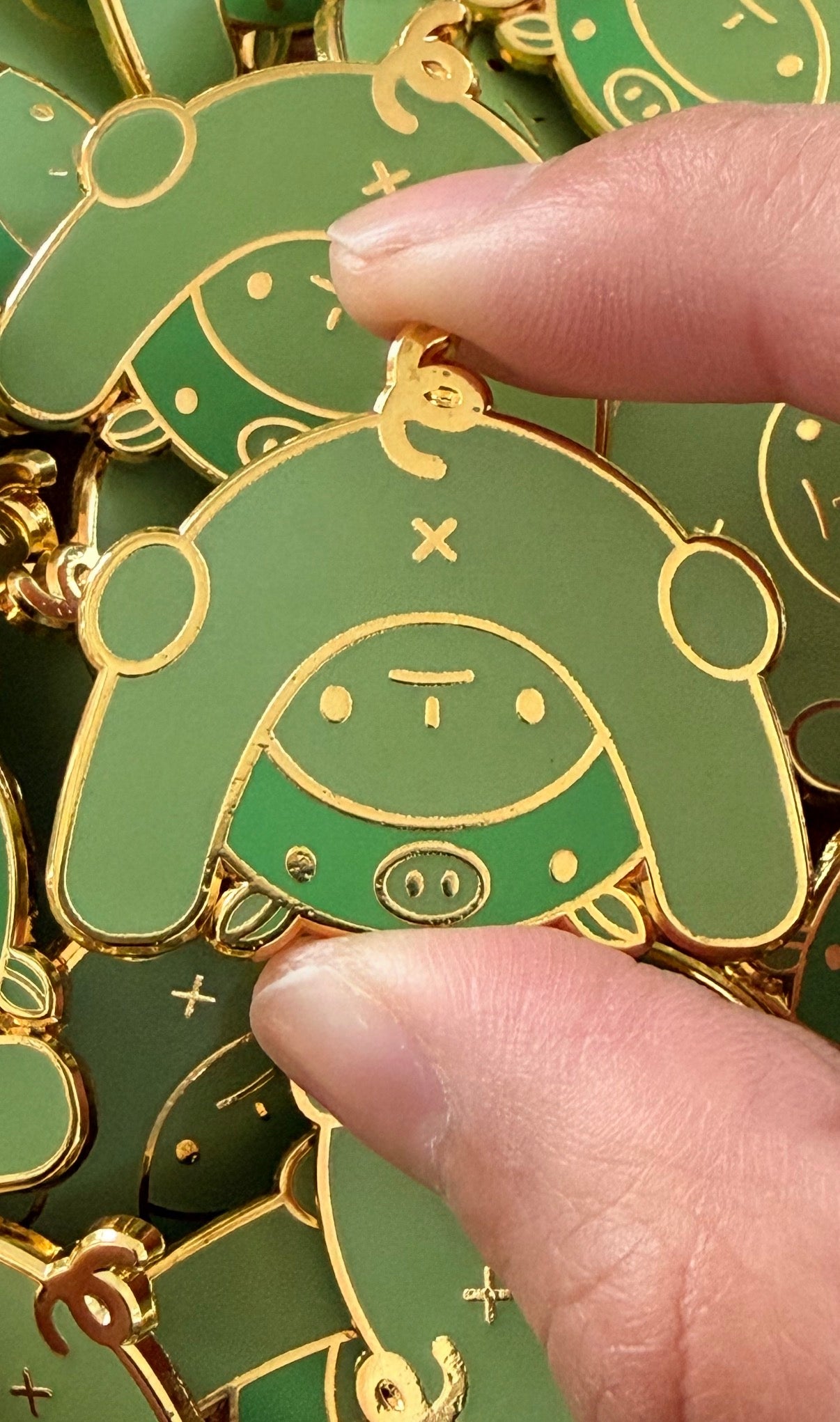 Zodiac Lil Green Guys Enamel Pins