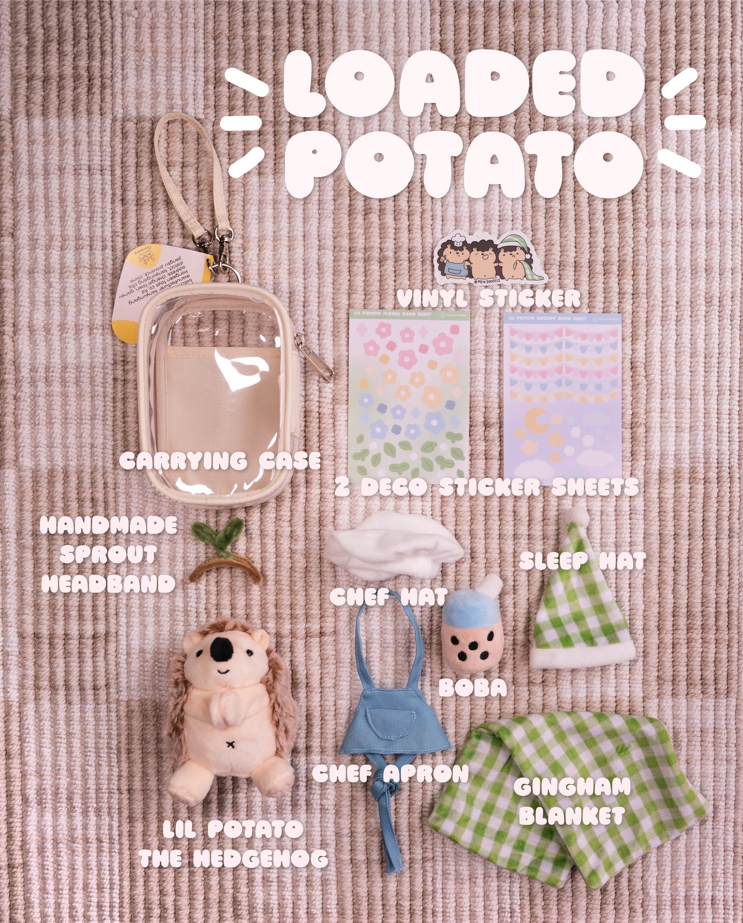 Lil Potato the Hedgehog Plush