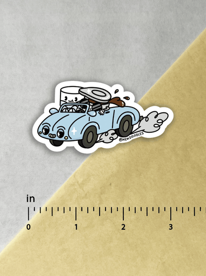 Cà Phê Crew Vinyl Sticker