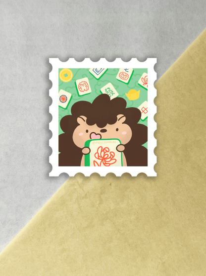 Mahjong Stamp Vinyl Sticker