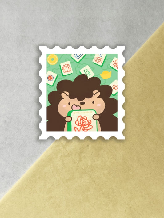 Mahjong Stamp Vinyl Sticker