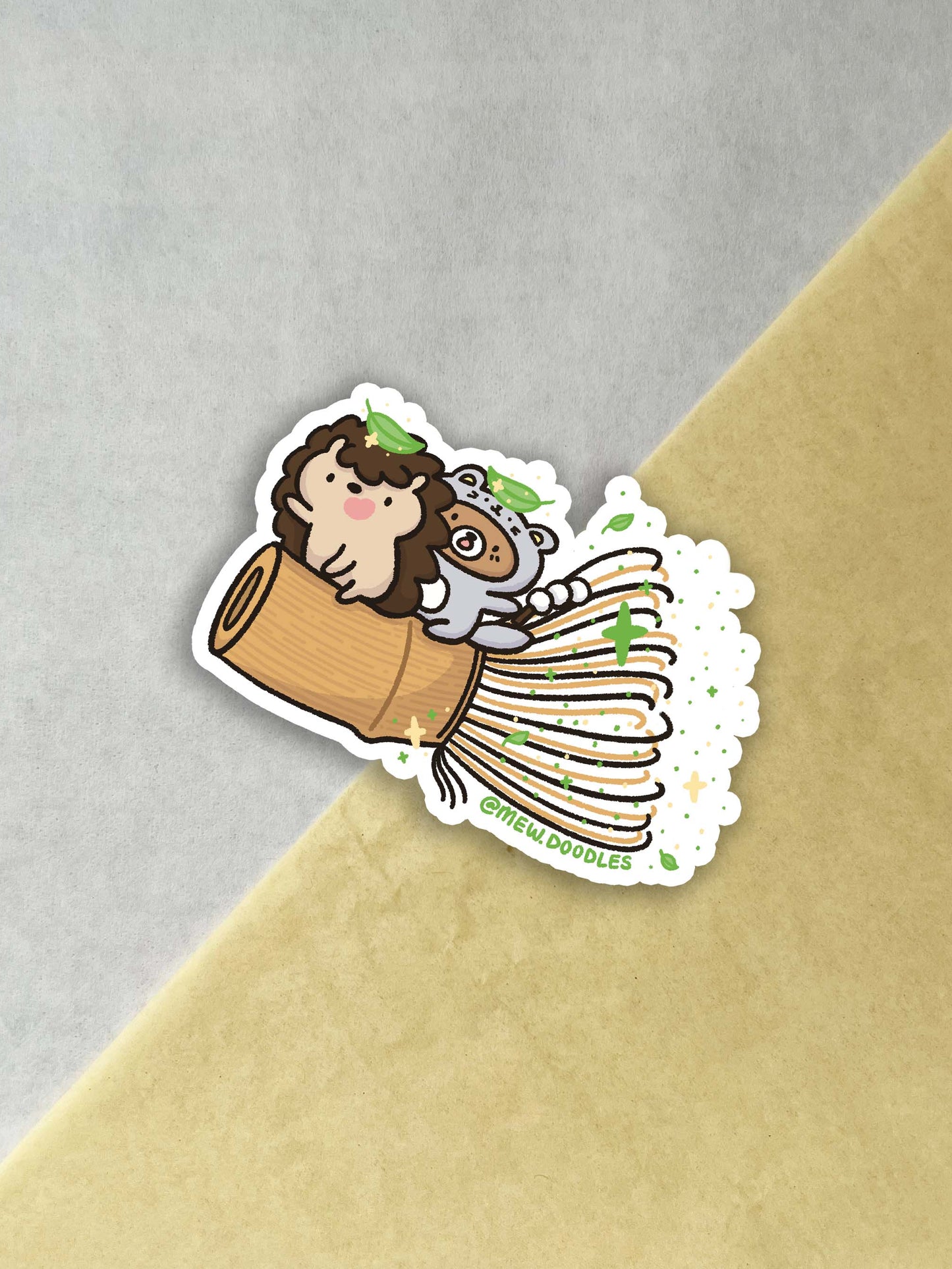 Matcha Whisked Hogs Vinyl Sticker